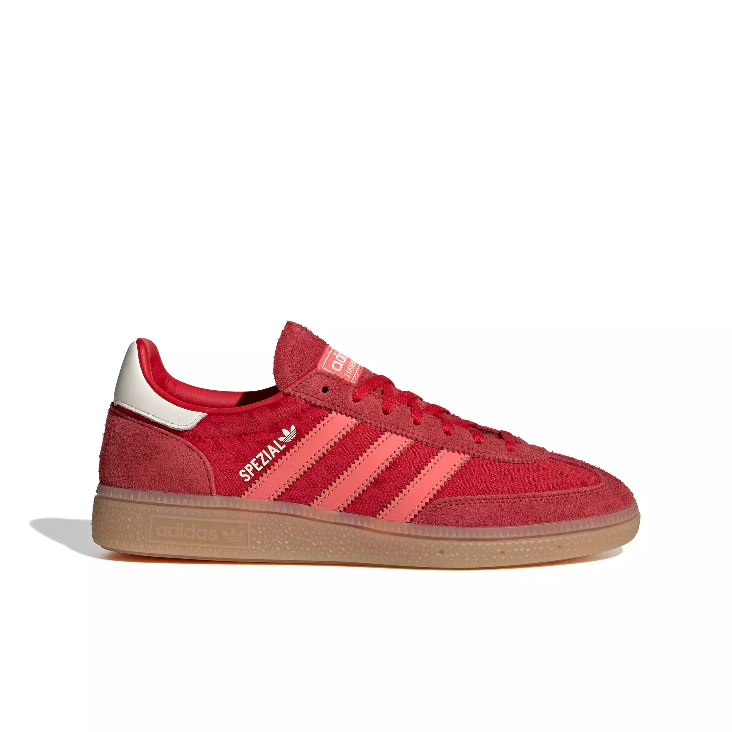 adidas Originals Handball Spezial "Better Scarlet/Semi Flash Red/Off White" Women's Shoe - SCARLET/RED/OFF WHITE