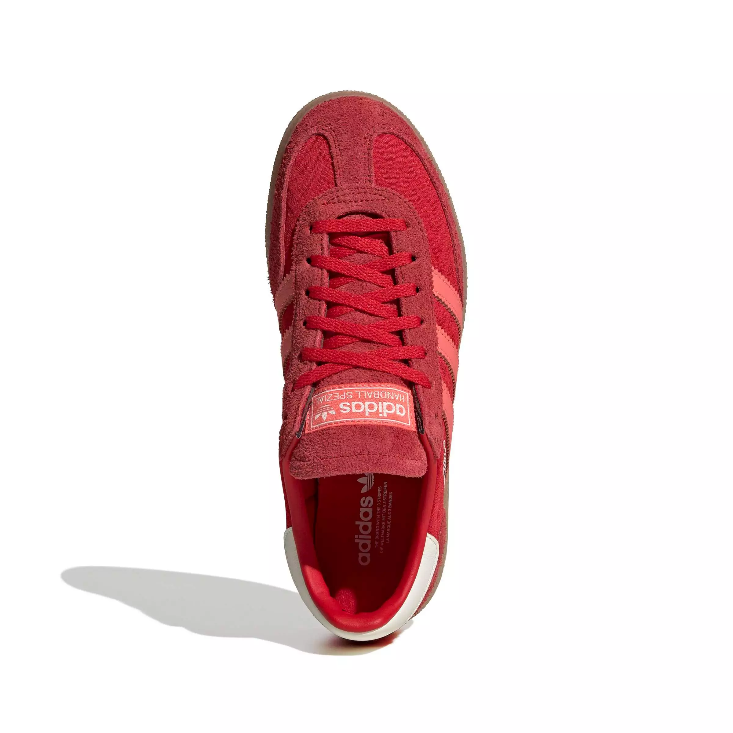 adidas Originals Handball Spezial "Better Scarlet/Semi Flash Red/Off White" Women's Shoe - SCARLET/RED/OFF WHITE