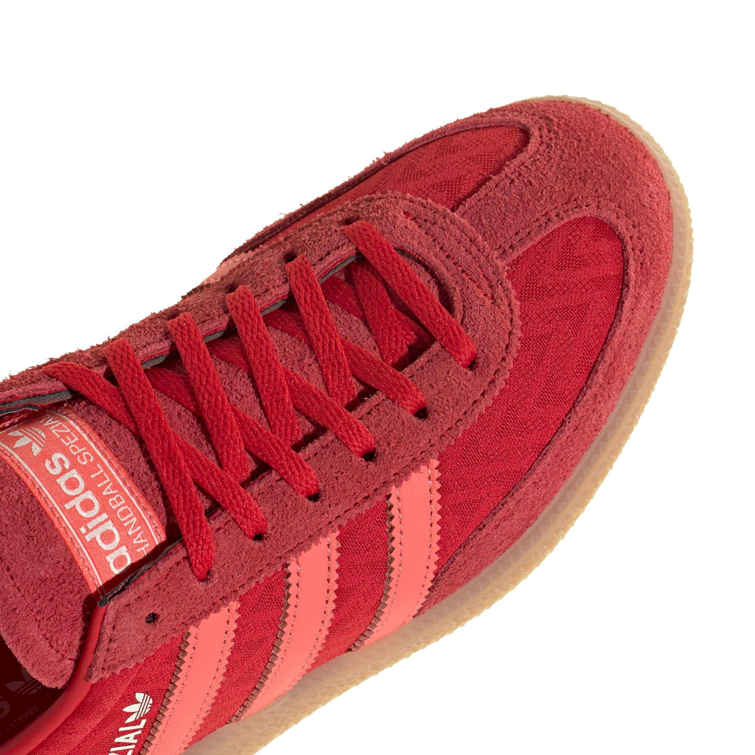 adidas Originals Handball Spezial "Better Scarlet/Semi Flash Red/Off White" Women's Shoe - SCARLET/RED/OFF WHITE Thumbnail View 7