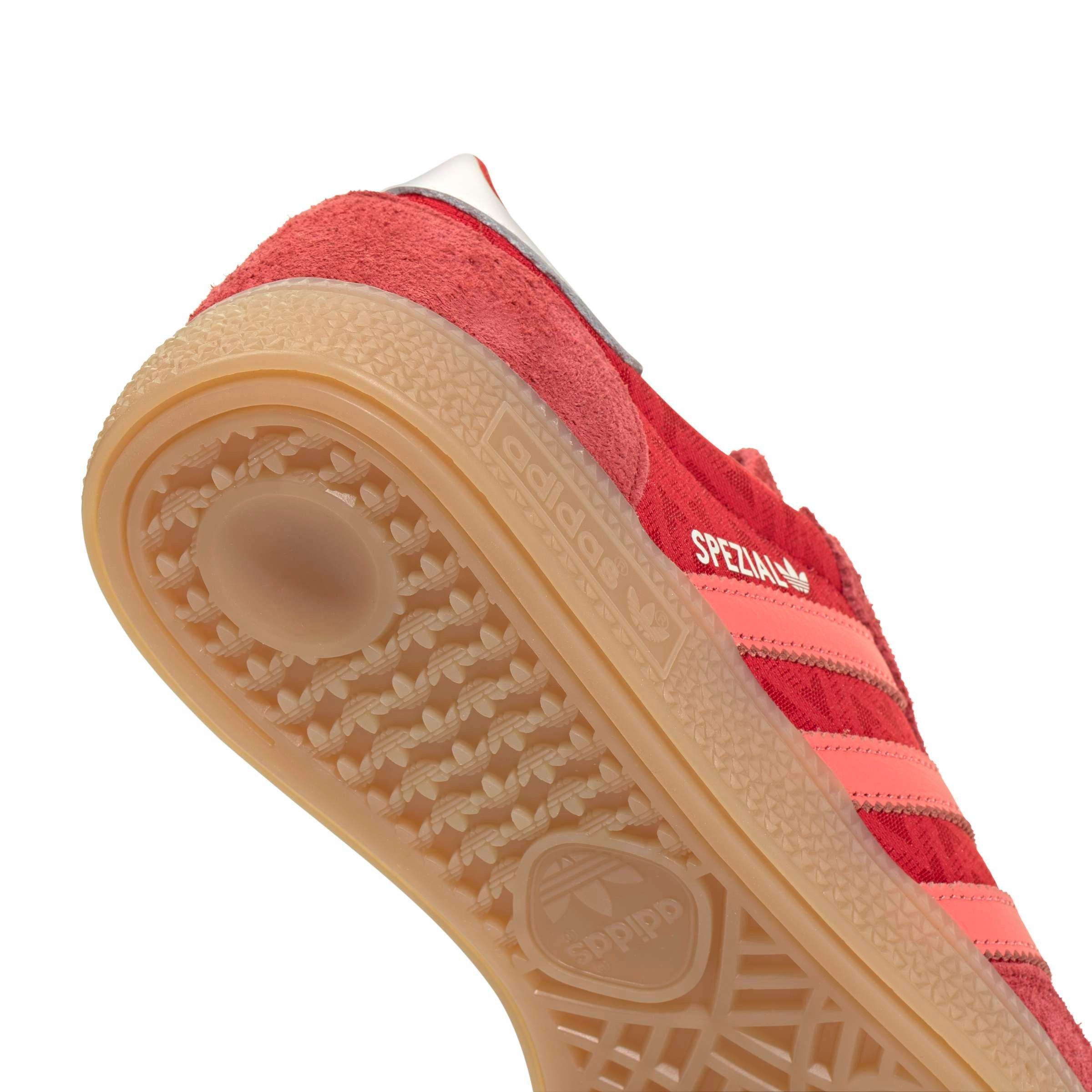 adidas Originals Handball Spezial "Better Scarlet/Semi Flash Red/Off White" Women's Shoe - SCARLET/RED/OFF WHITE Thumbnail View 8