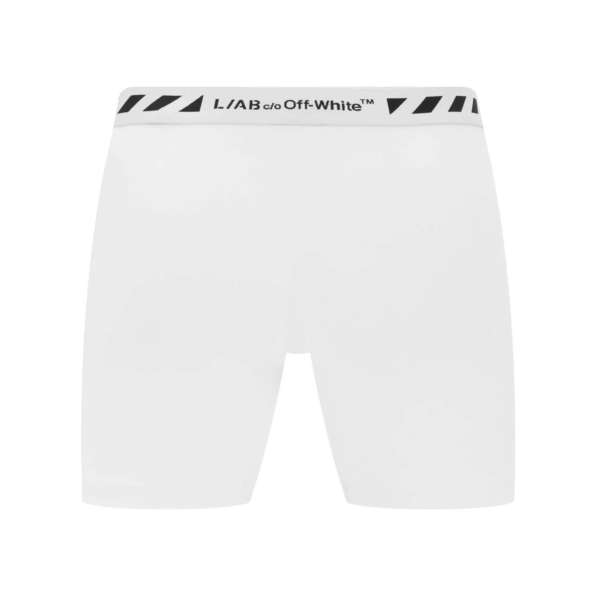 L/AB c/o Off-White Men's Diagonal 6" Boxer Briefs - White - WHITE