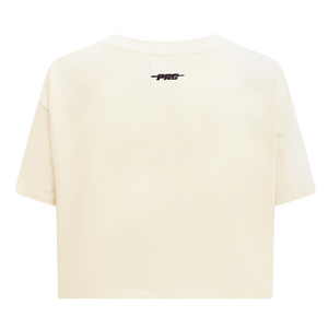 Pro Standard Women's New York Yankees Retro Classic Boxy Tee - Eggshell