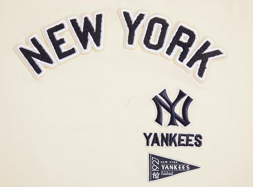 Pro Standard Women's New York Yankees Retro Classic Boxy Tee - Eggshell - EGGSHELL Thumbnail View 5