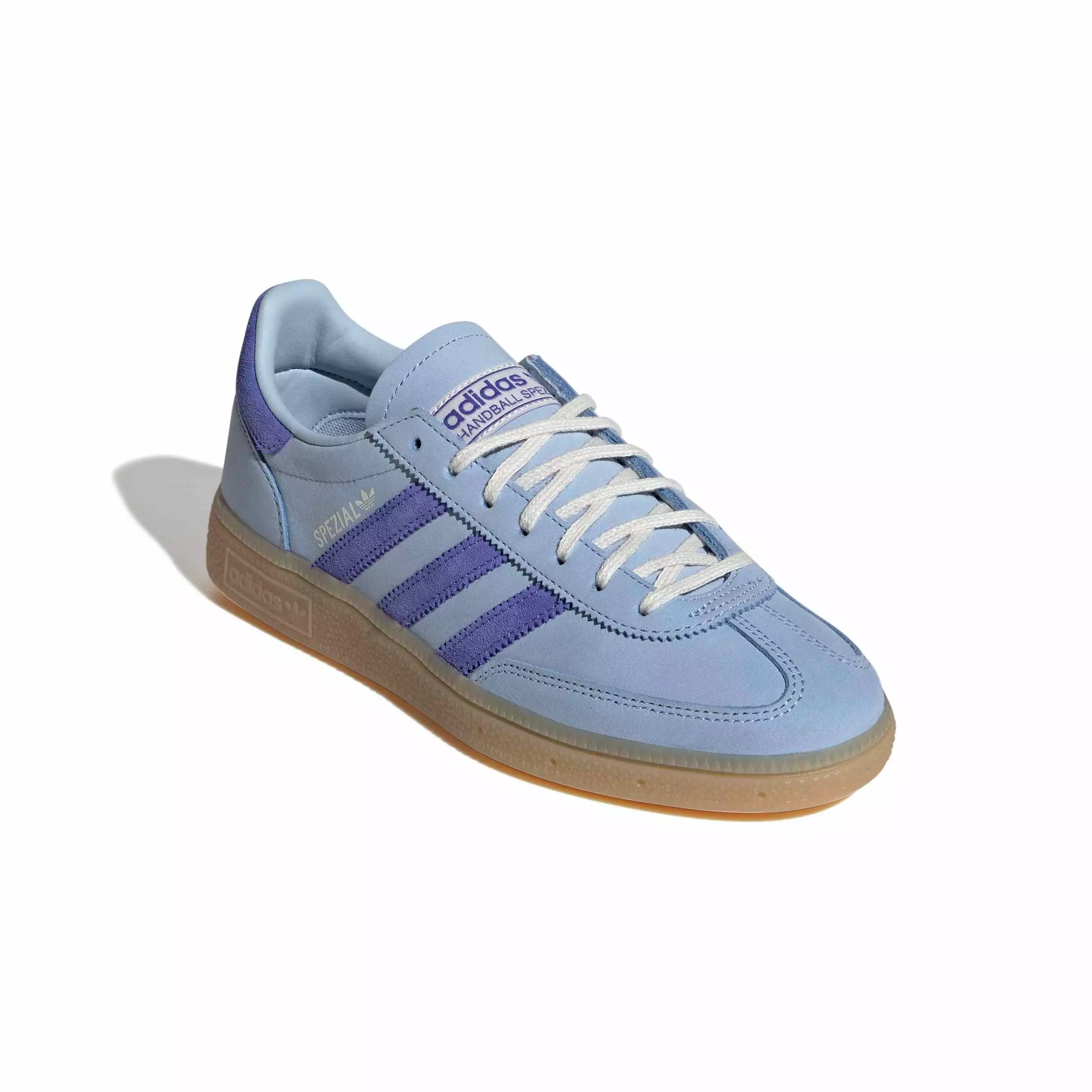 adidas Originals Handball Spezial "Clear Sky/Real Lilac/Off White" Women's Shoe - SKY/LILAC/OFF WHITE