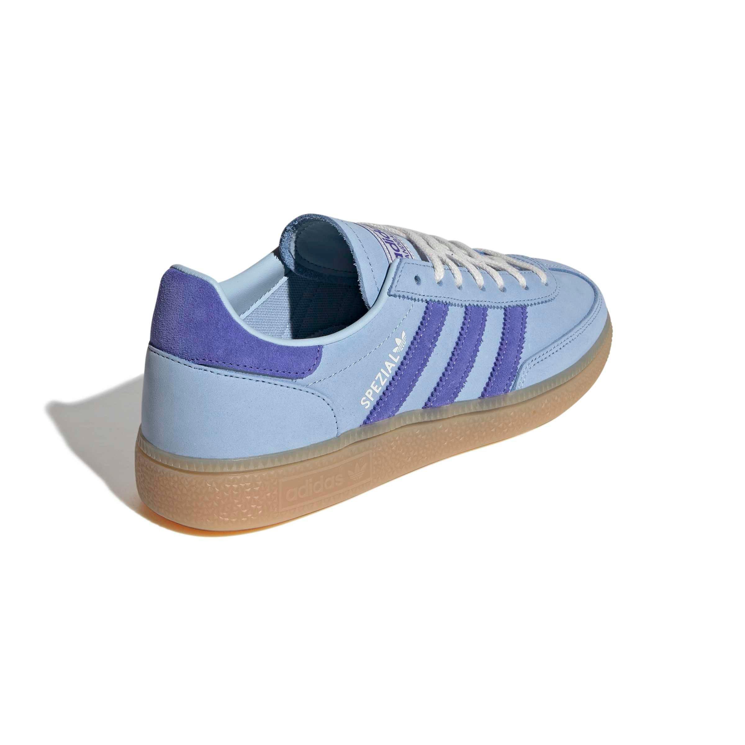 adidas Originals Handball Spezial "Clear Sky/Real Lilac/Off White" Women's Shoe - SKY/LILAC/OFF WHITE Thumbnail View 4