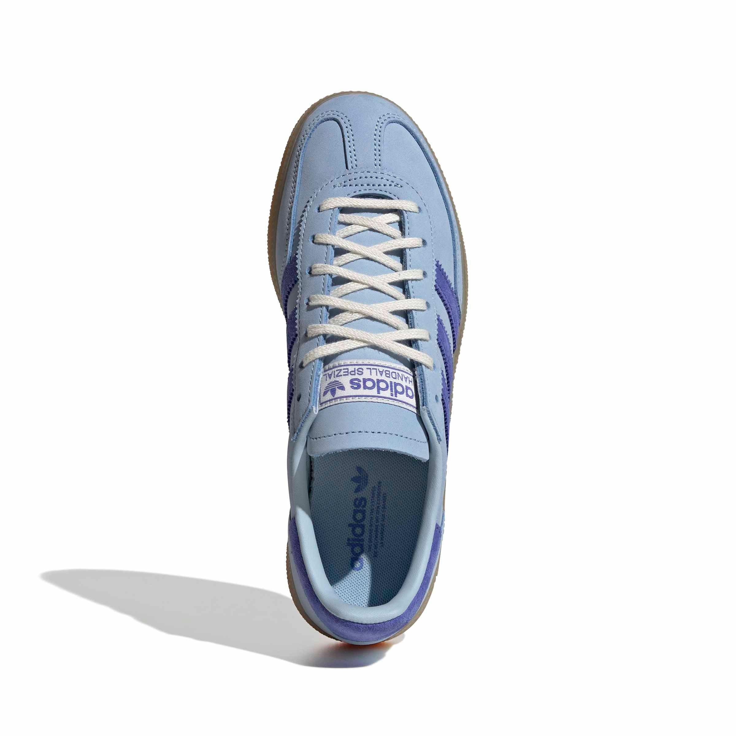 adidas Originals Handball Spezial "Clear Sky/Real Lilac/Off White" Women's Shoe - SKY/LILAC/OFF WHITE Thumbnail View 5