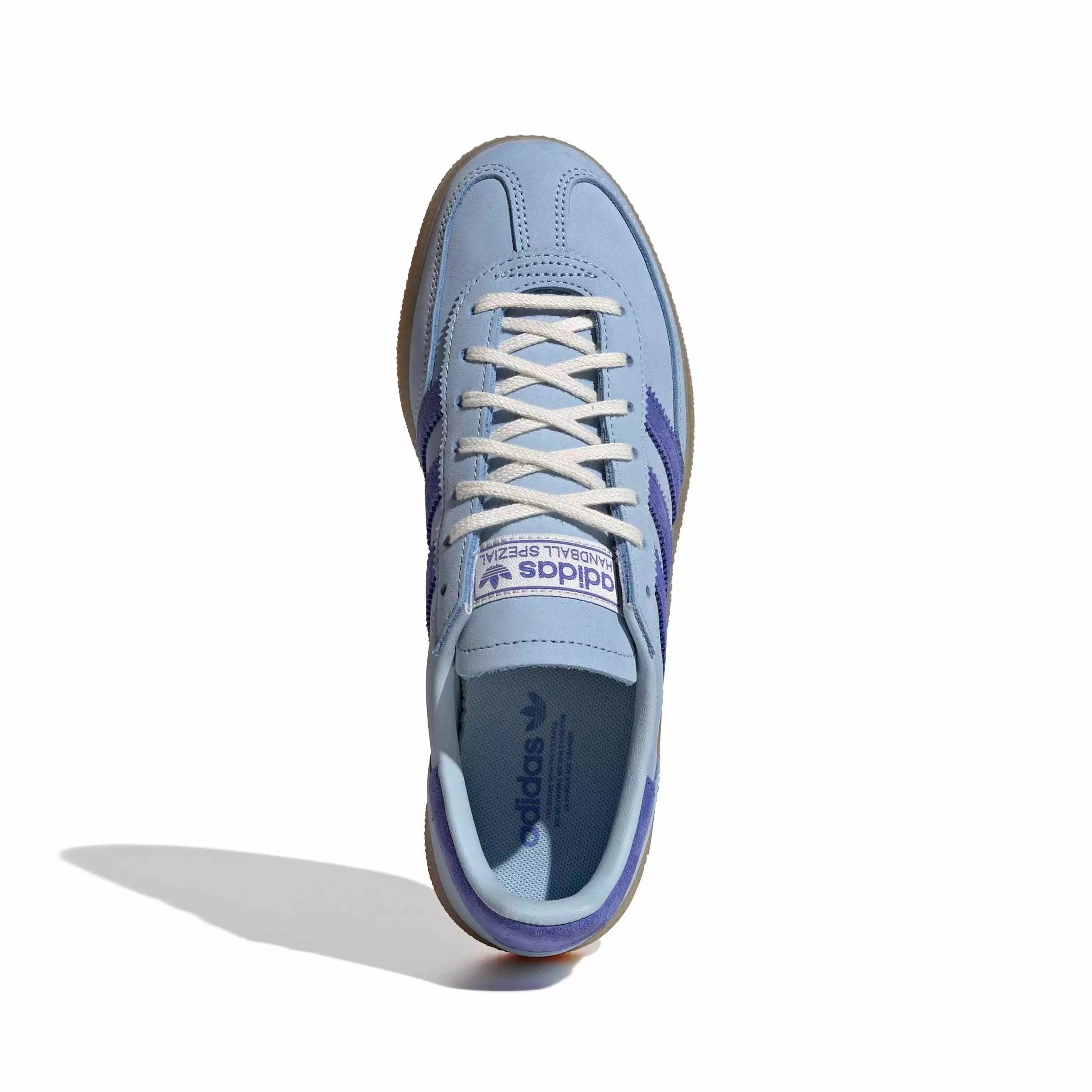 adidas Originals Handball Spezial "Clear Sky/Real Lilac/Off White" Women's Shoe - SKY/LILAC/OFF WHITE