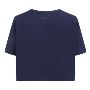 Pro Standard Women's New York Yankees Retro Classic Boxy Tee - Navy