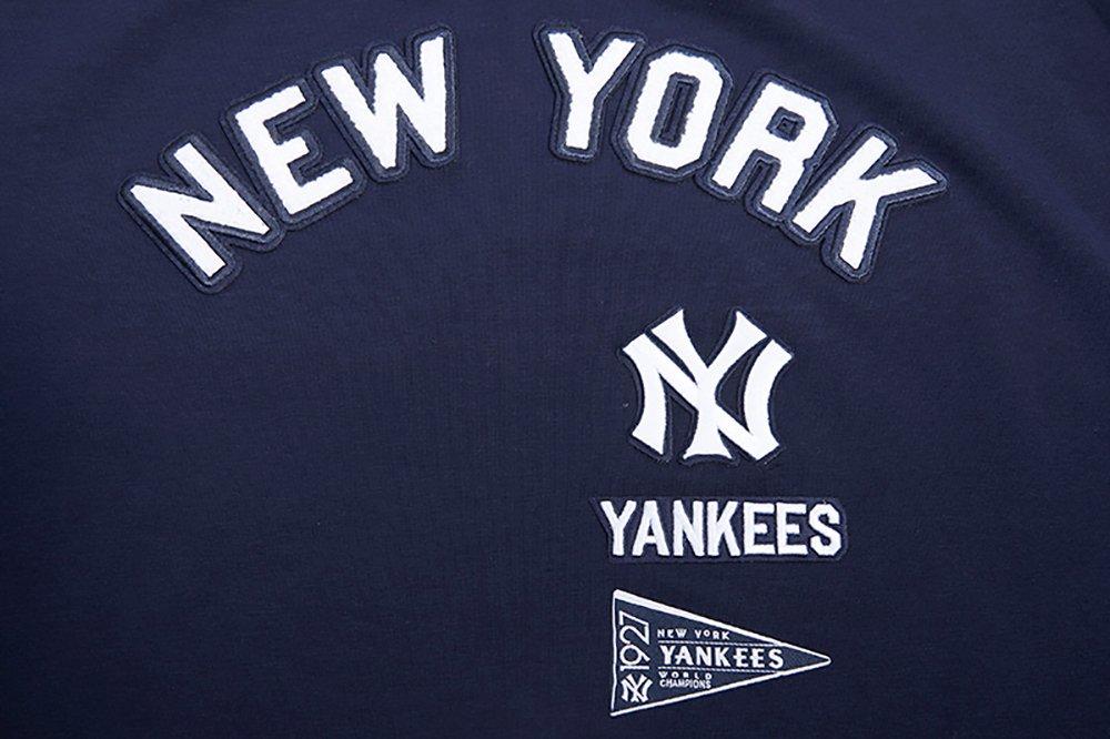 Pro Standard Women's New York Yankees Retro Classic Boxy Tee - Navy - NAVY Thumbnail View 5
