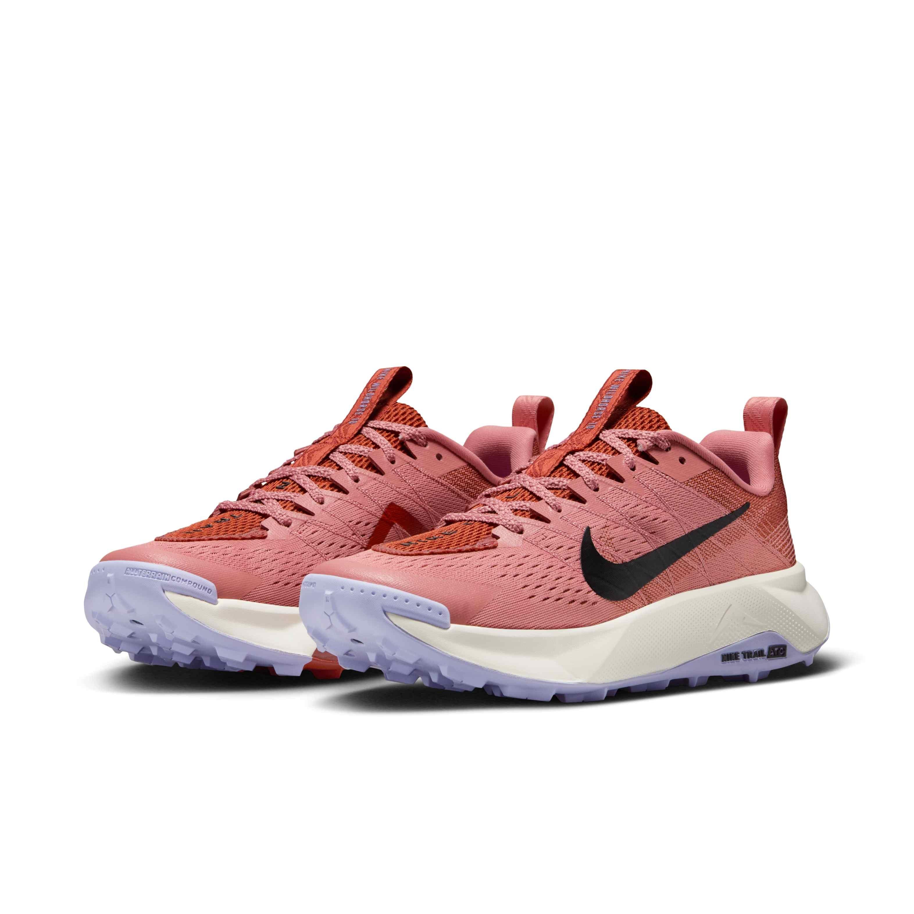 Nike Wildhorse 10 "Red Stardust/Lilac Ice/Mink Brown/Black" Women's Trail Running Shoe - RED/LILAC/BROWN/BLACK Thumbnail View 3