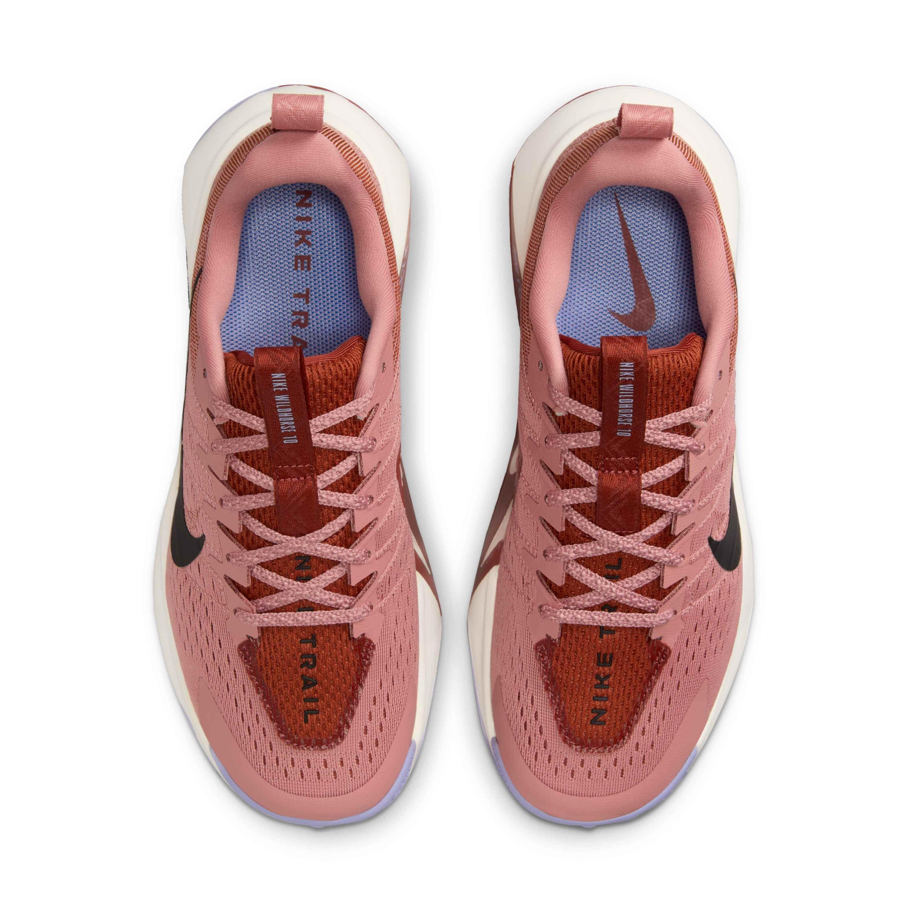 Nike Wildhorse 10 "Red Stardust/Lilac Ice/Mink Brown/Black" Women's Trail Running Shoe - RED/LILAC/BROWN/BLACK Thumbnail View 4