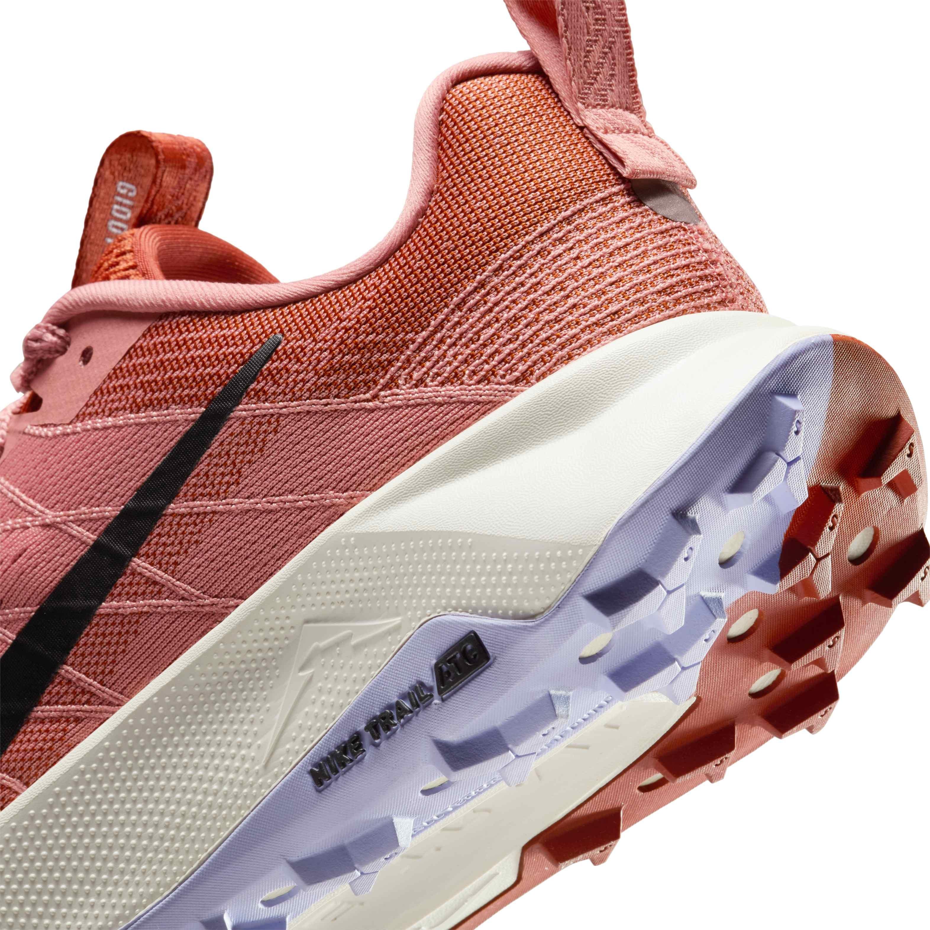 Nike Wildhorse 10 "Red Stardust/Lilac Ice/Mink Brown/Black" Women's Trail Running Shoe - RED/LILAC/BROWN/BLACK Thumbnail View 8