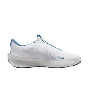 Nike Interact Run EasyOn "White/Volt/Platinum Tint/Blue Beyond" Women's Running Shoe