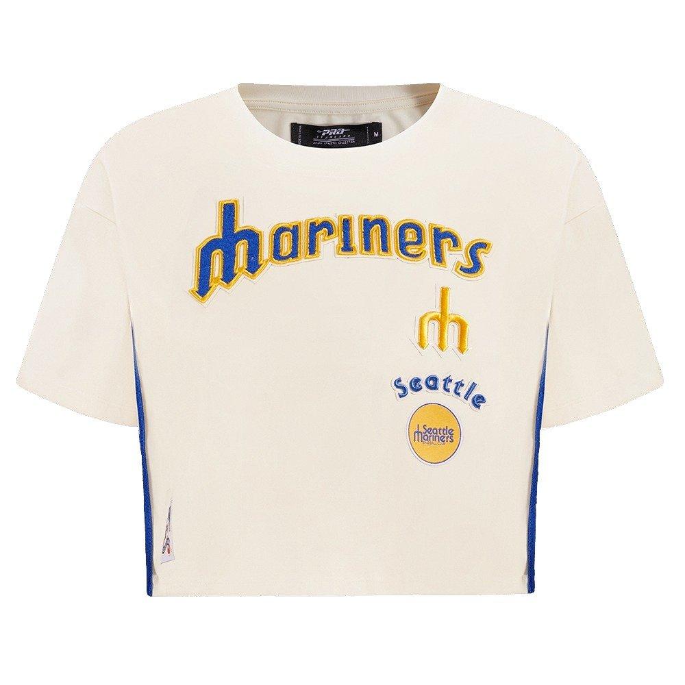Pro Standard Women's Seattle Mariners Retro Classic Boxy Tee - Eggshell - EGGSHELL Thumbnail View 1