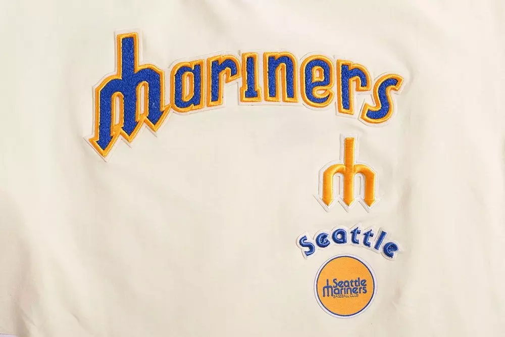 Pro Standard Women's Seattle Mariners Retro Classic Boxy Tee - Eggshell - EGGSHELL