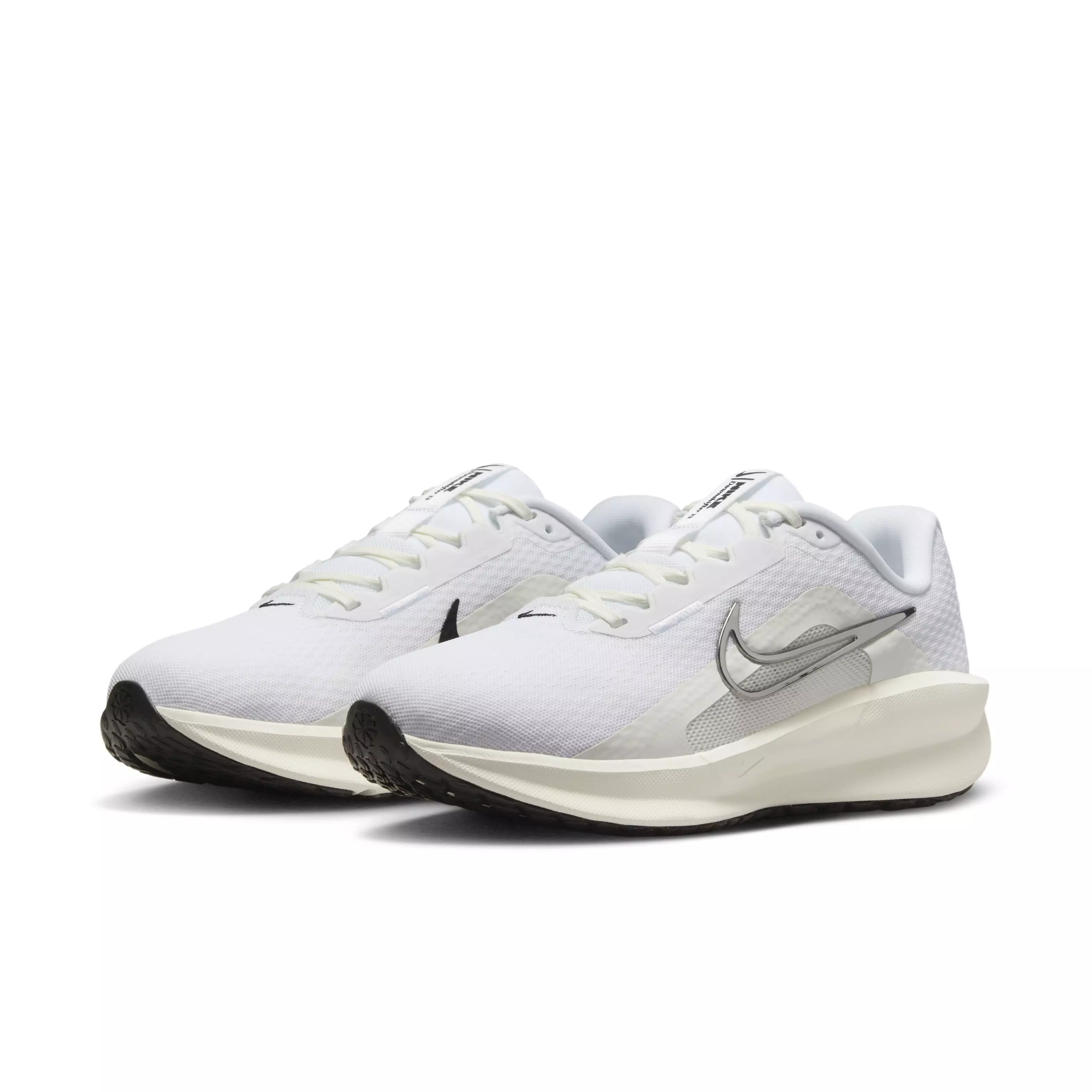 Nike Downshifter 13 "White/Platinum Tint/White" Women's Wide Running Shoe - WHITE/PLATINUM/WHITE