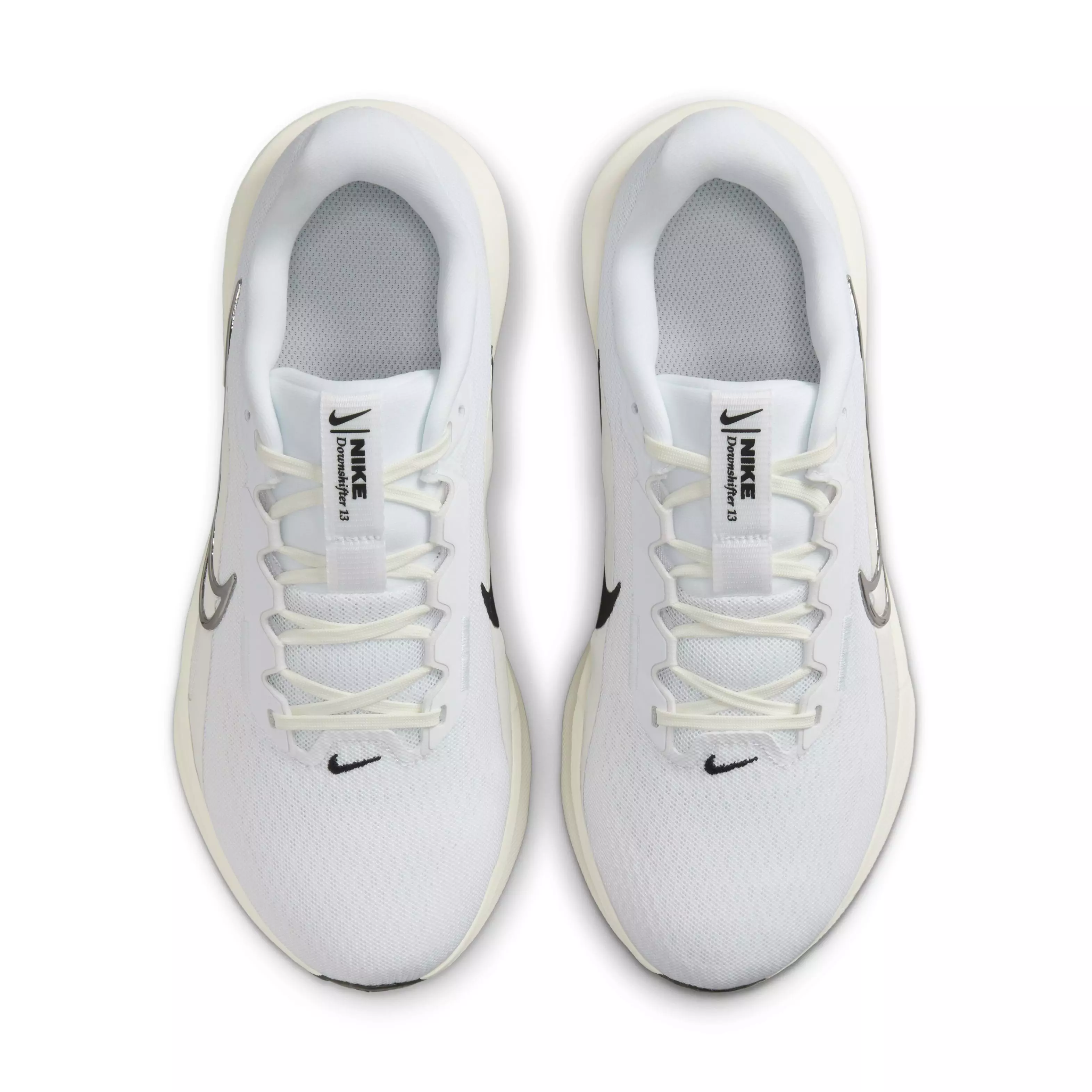 Nike Downshifter 13 "White/Platinum Tint/White" Women's Wide Running Shoe - WHITE/PLATINUM/WHITE