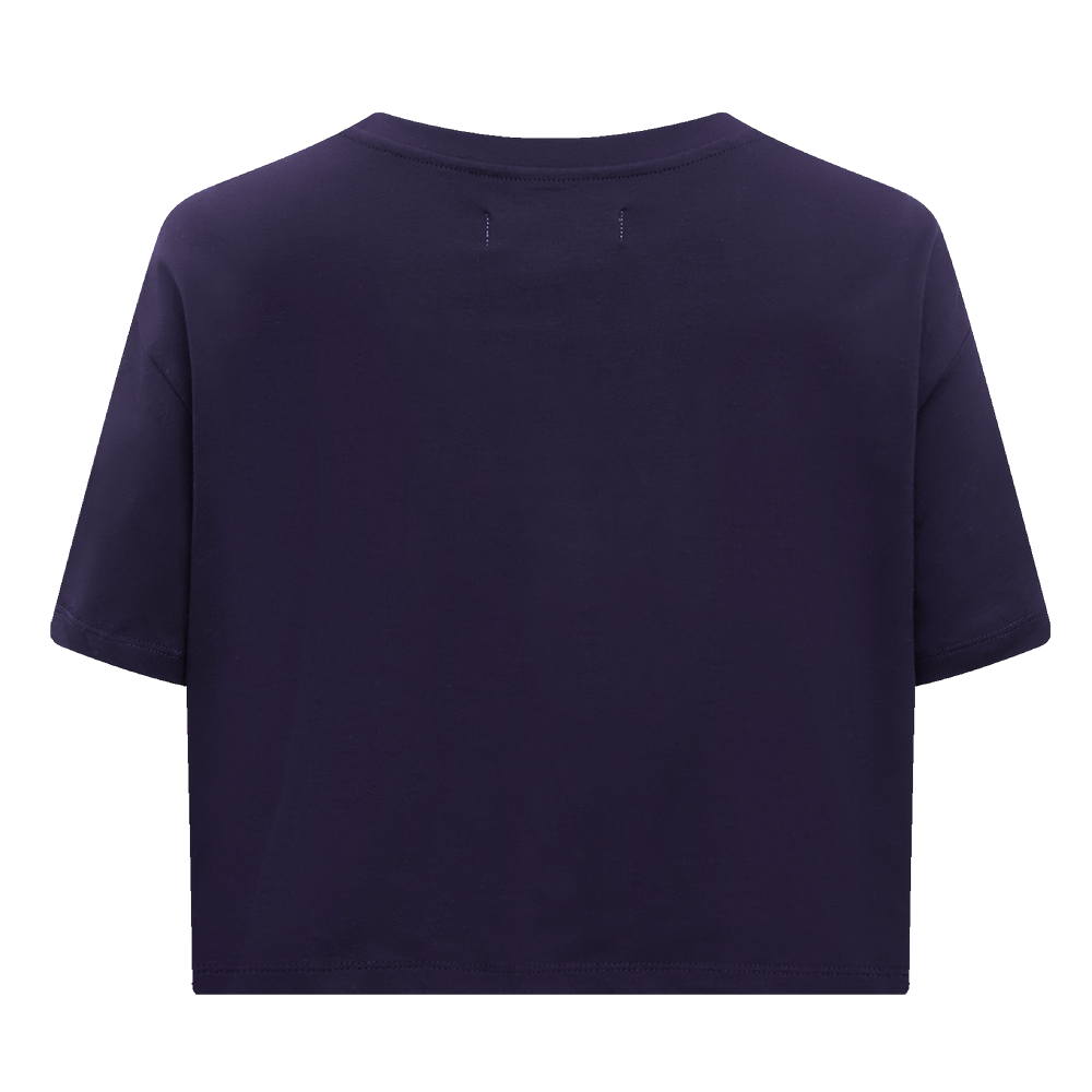 Pro Standard Women's Boston Red Sox Retro Classic Boxy Tee - Navy - NAVY Thumbnail View 2