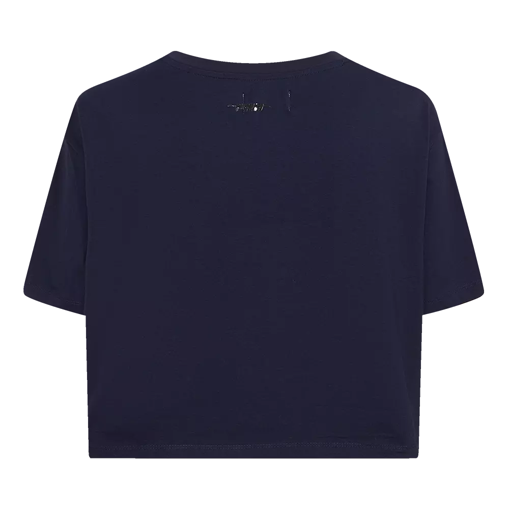 Pro Standard Women's Chicago Cubs Retro Classic Boxy Tee - Navy - NAVY