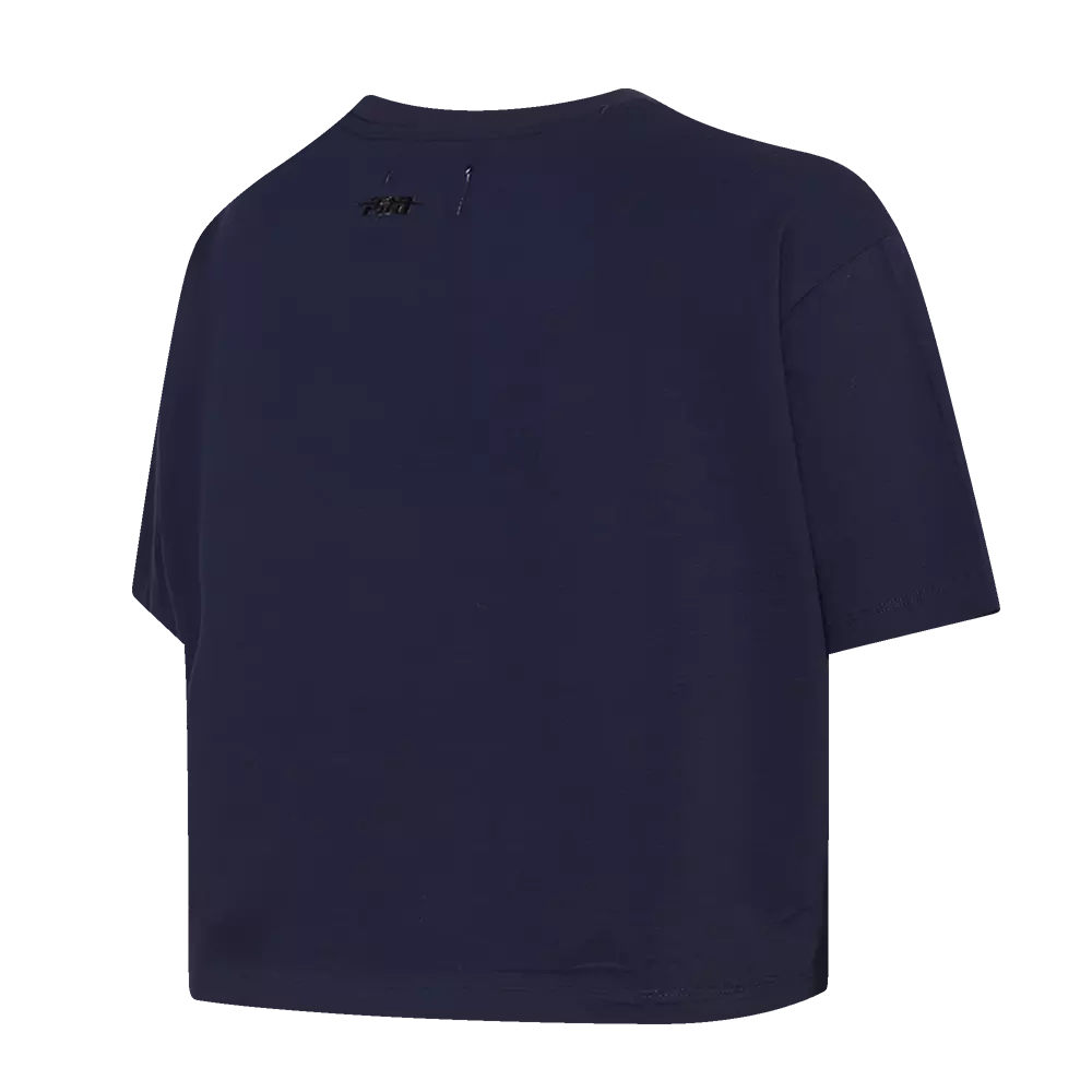 Pro Standard Women's Chicago Cubs Retro Classic Boxy Tee - Navy - NAVY