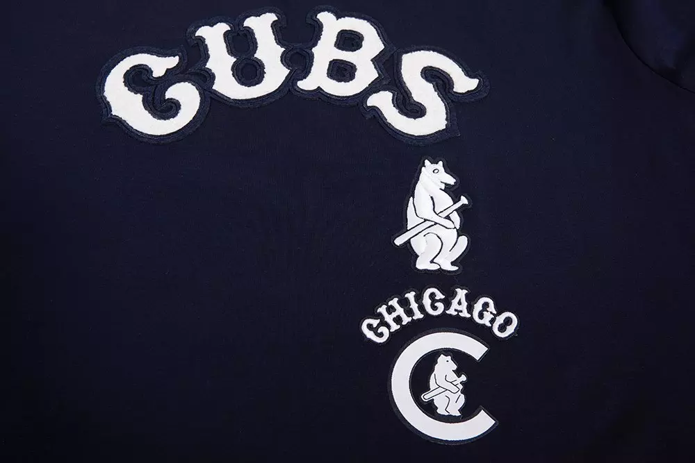 Pro Standard Women's Chicago Cubs Retro Classic Boxy Tee - Navy - NAVY