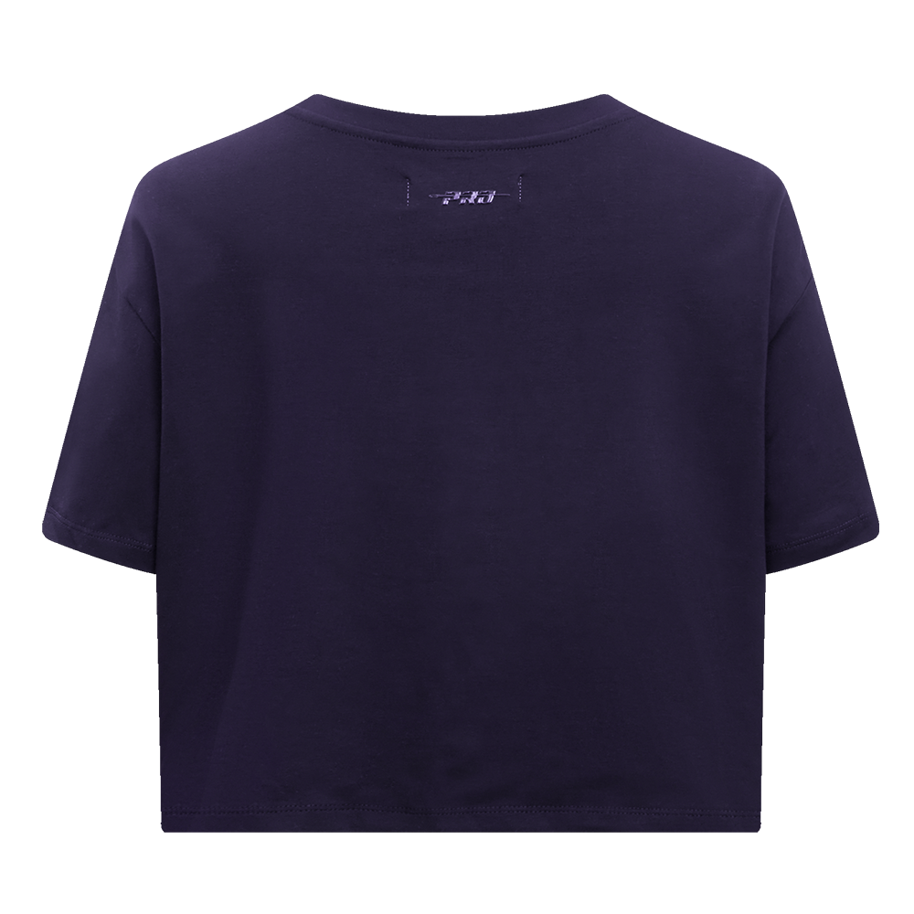 Pro Standard Women's Houston Astros Retro Classic Boxy Tee - Navy - NAVY Thumbnail View 2