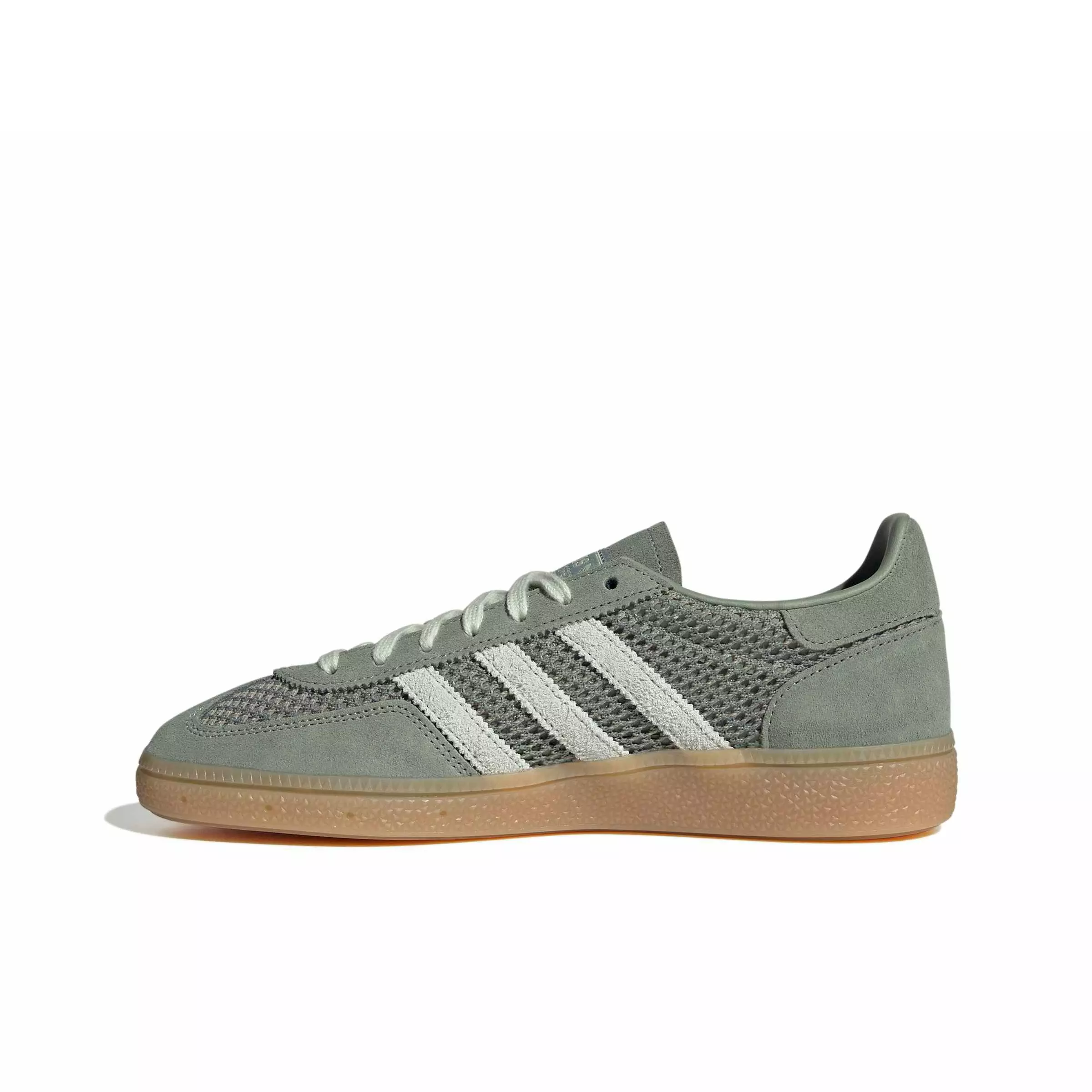 adidas Originals Handball Spezial "Silver Green/Linen Green/Gum 3" Women's Shoe - GREEN/GREEN/GUM