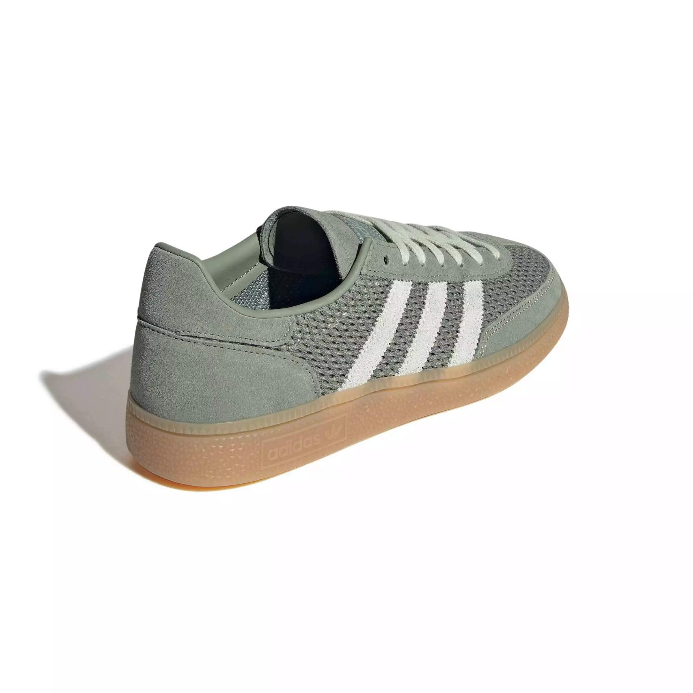 adidas Originals Handball Spezial "Silver Green/Linen Green/Gum 3" Women's Shoe - GREEN/GREEN/GUM
