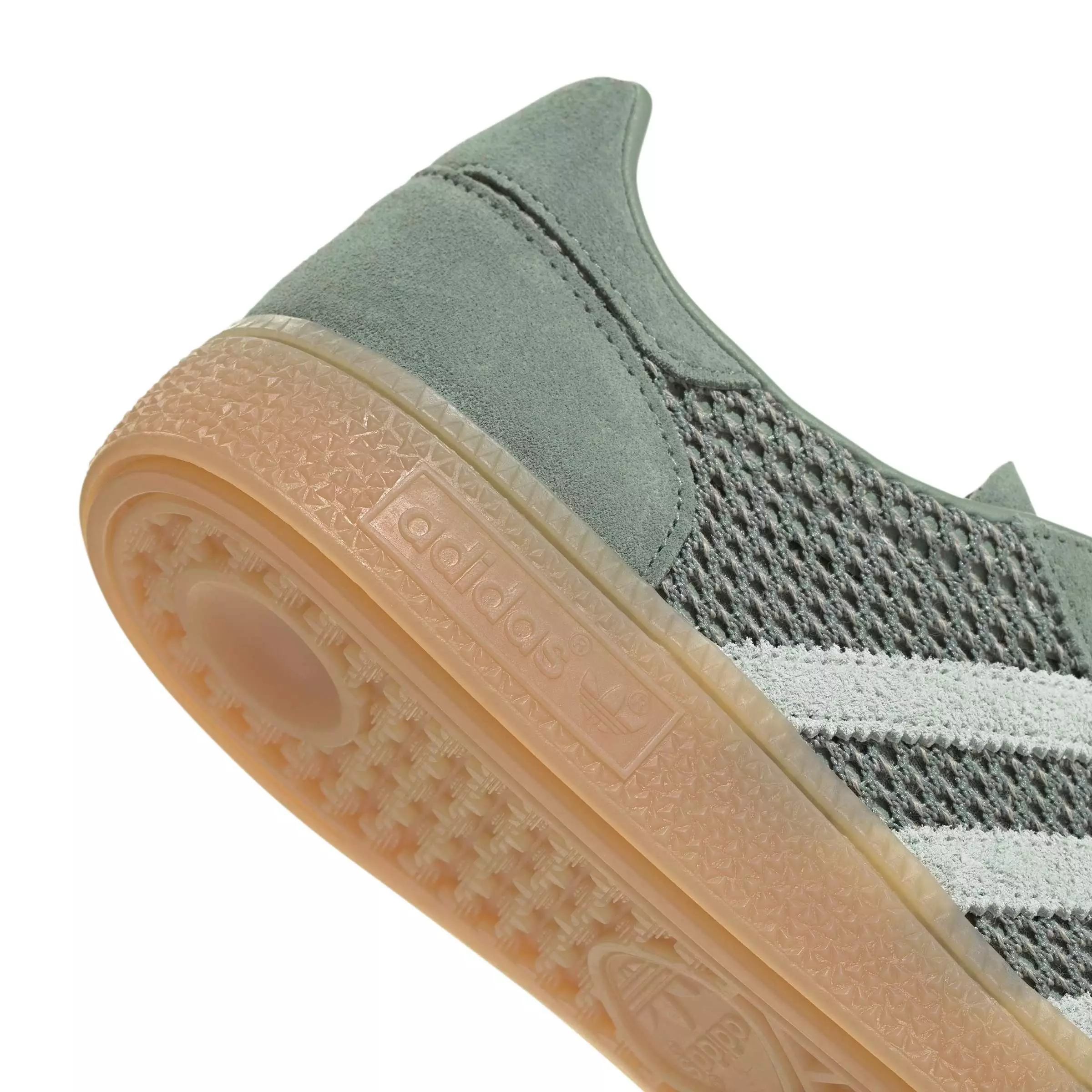 adidas Originals Handball Spezial "Silver Green/Linen Green/Gum 3" Women's Shoe - GREEN/GREEN/GUM