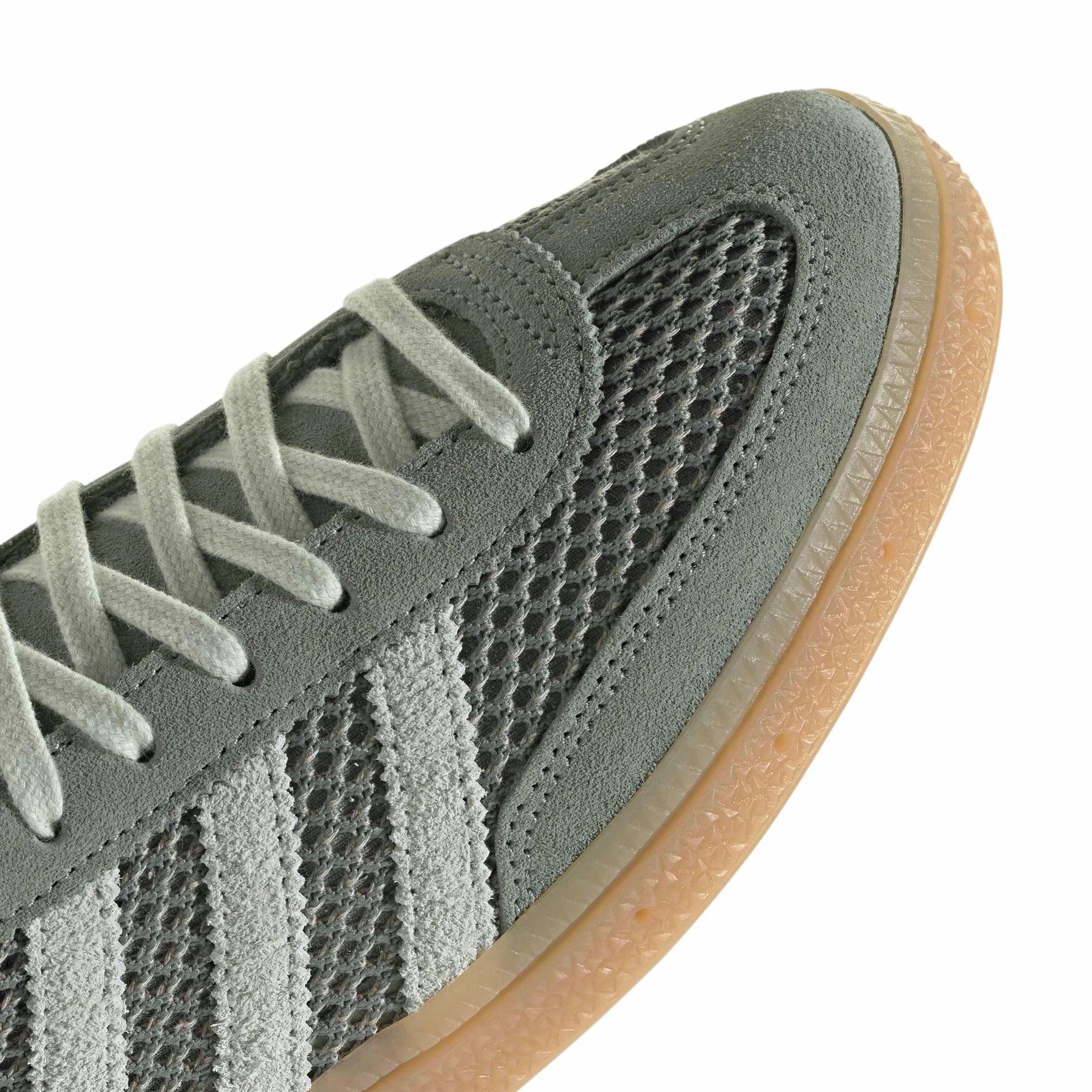 adidas Originals Handball Spezial "Silver Green/Linen Green/Gum 3" Women's Shoe - GREEN/GREEN/GUM Thumbnail View 8