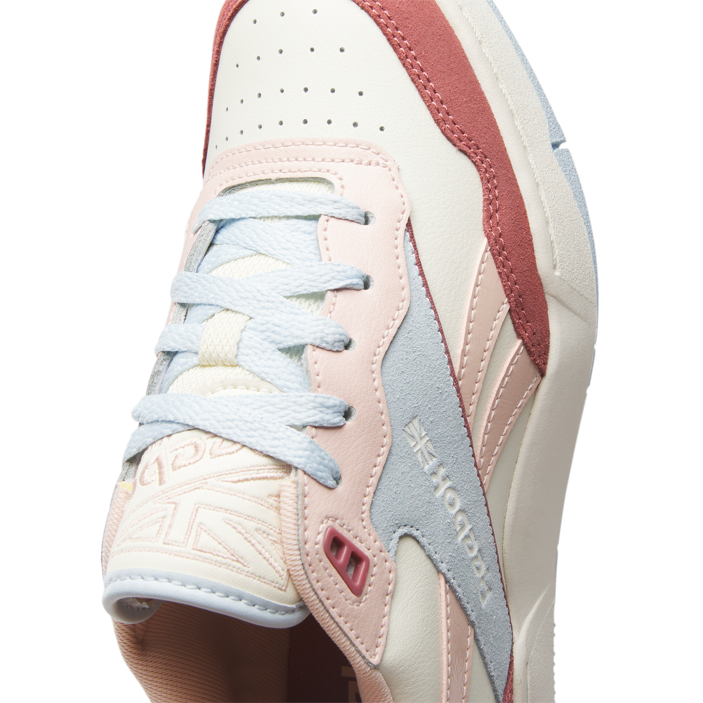 Reebok BB 4000 II "Vintage Chalk/Possibly Pink/Sedona Rose" Women's Shoe - CHALK/PINK/ROSE Thumbnail View 6