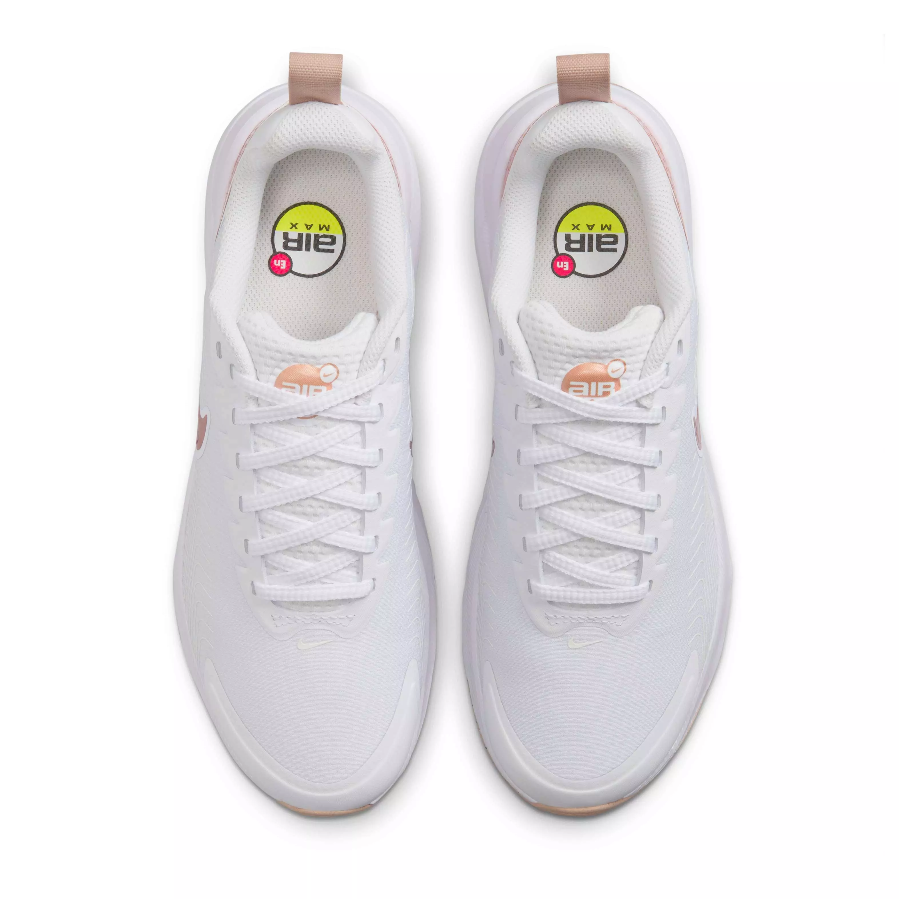Nike Air Max Nuaxis "White/Sand/Black/Metallic Red Bronze" Women's Shoe - WHITE/SAND/BLACK/BRONZE