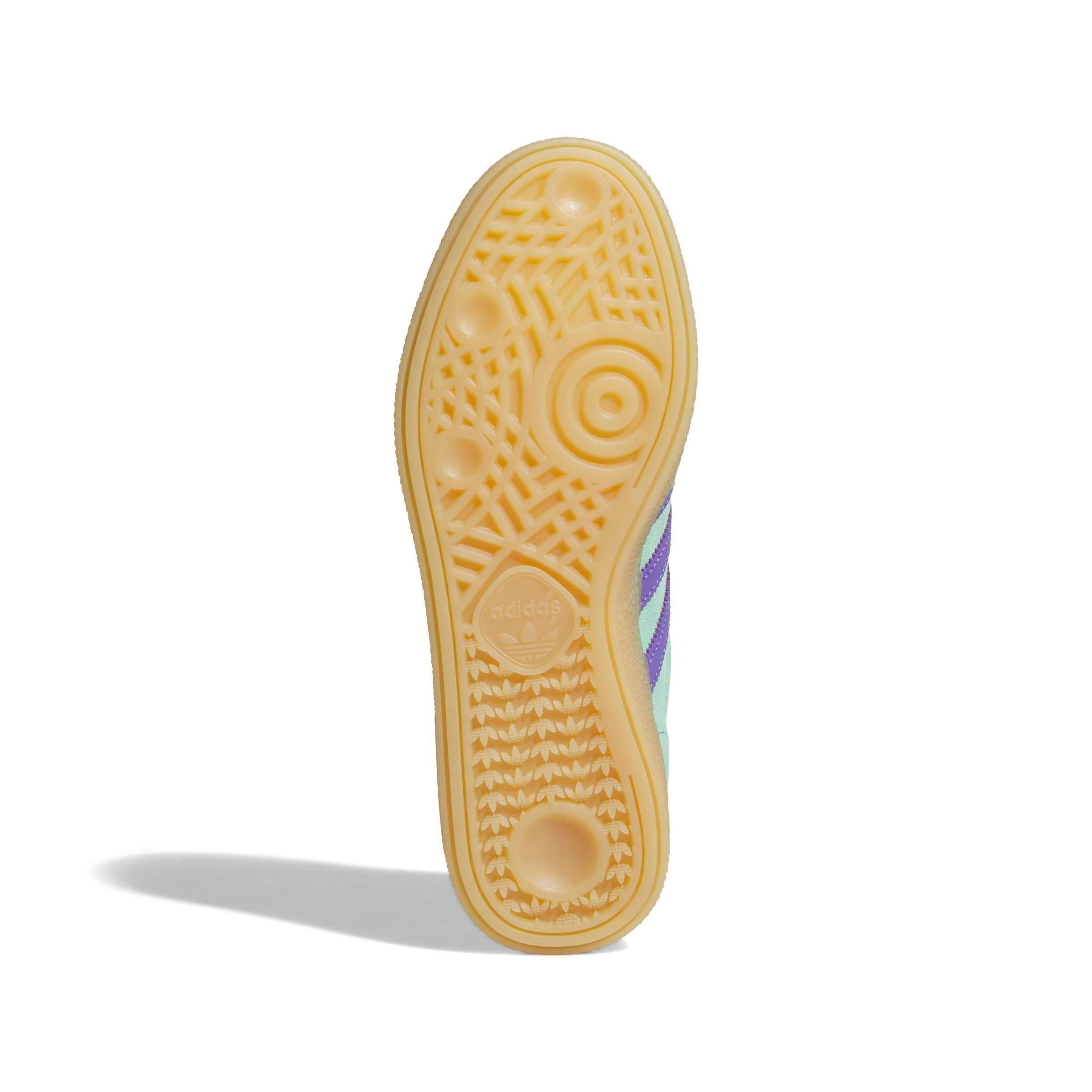 adidas Originals Handball Spezial "Hi-Res Green/Purple Rush/Gold Metallic" Women's Shoe - GREEN/PURPLE/GOLD Thumbnail View 6