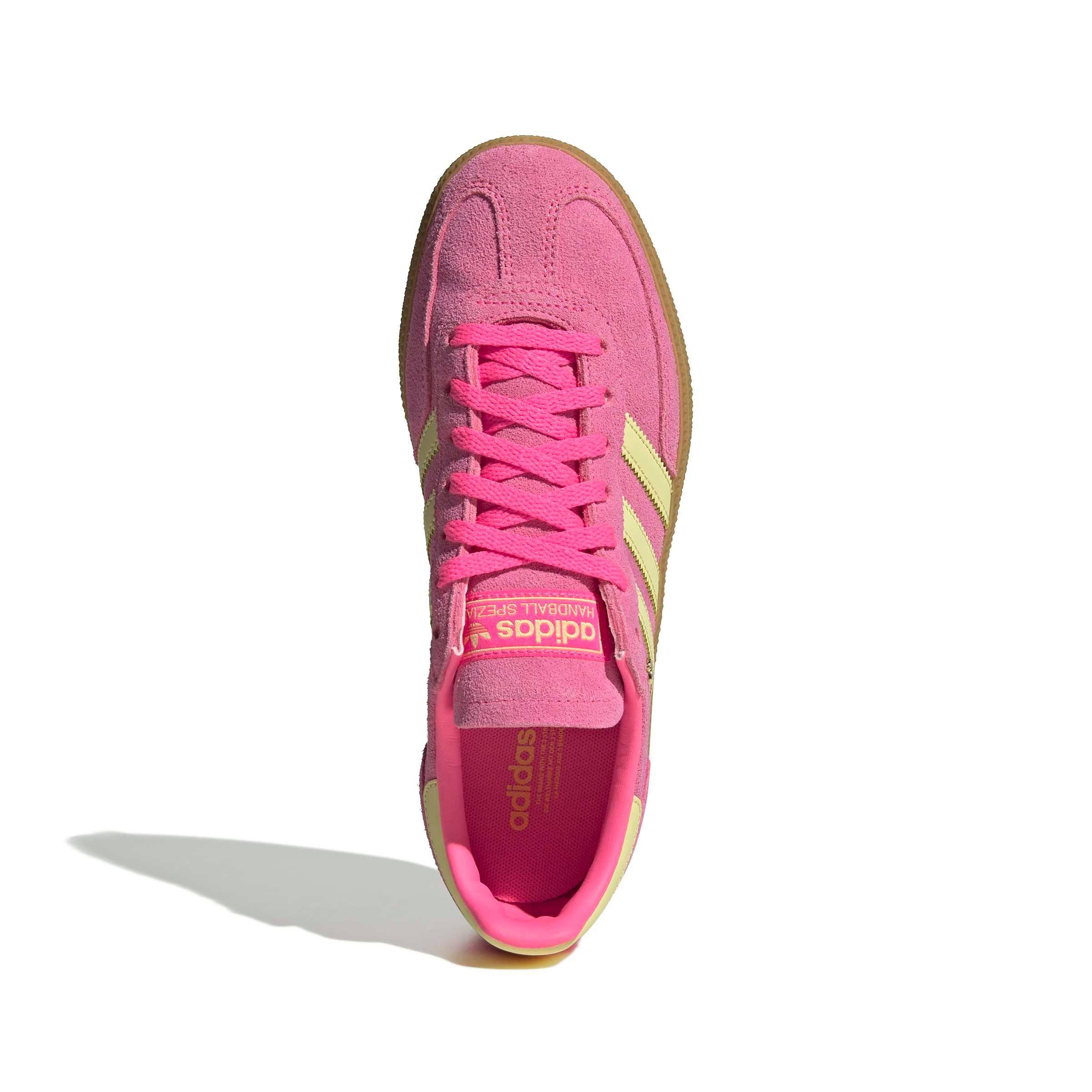 adidas Originals Handball Spezial "Lucid Pink/Almost Yellow/Gold Metallic" Women's Shoe - PINK/YELLOW/GOLD Thumbnail View 5