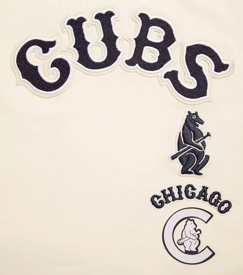 Pro Standard Women's Chicago Cubs Retro Classic Boxy Tee - Eggshell - EGGSHELL