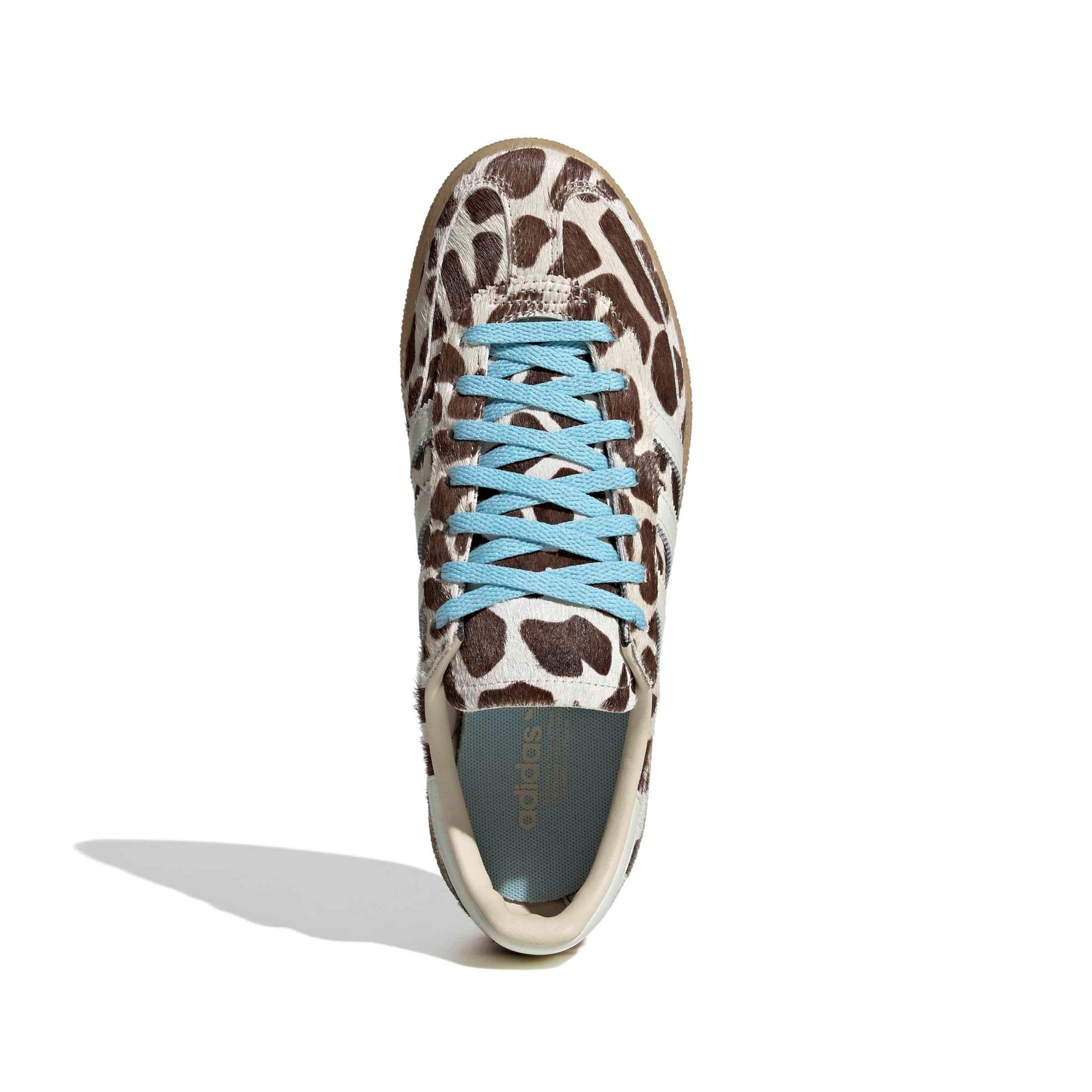 adidas Originals Handball Spezial "Crystal Linen/Ivory/Icey Blue" Women's Shoe - LINEN/IVORY/BLUE Thumbnail View 5