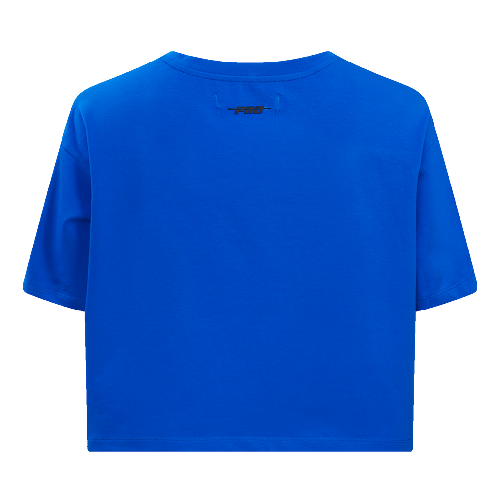 Pro Standard Women's Atlanta Braves Retro Classic Boxy Tee - Royal - ROYAL Thumbnail View 2