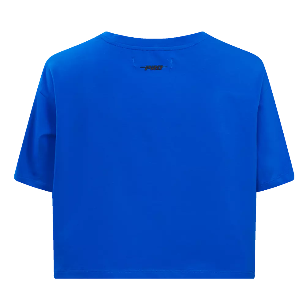 Pro Standard Women's Atlanta Braves Retro Classic Boxy Tee - Royal - ROYAL