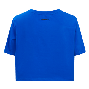 Pro Standard Women's Atlanta Braves Retro Classic Boxy Tee - Royal