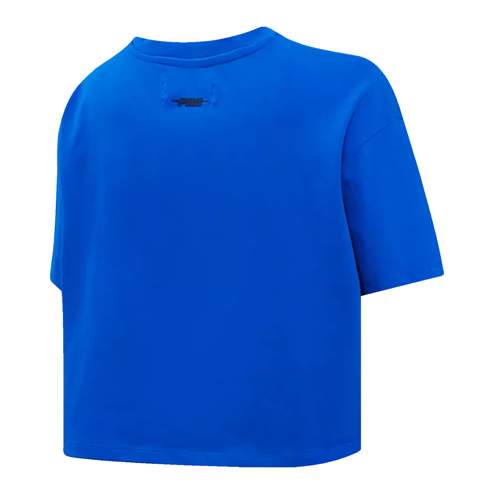 Pro Standard Women's Atlanta Braves Retro Classic Boxy Tee - Royal - ROYAL