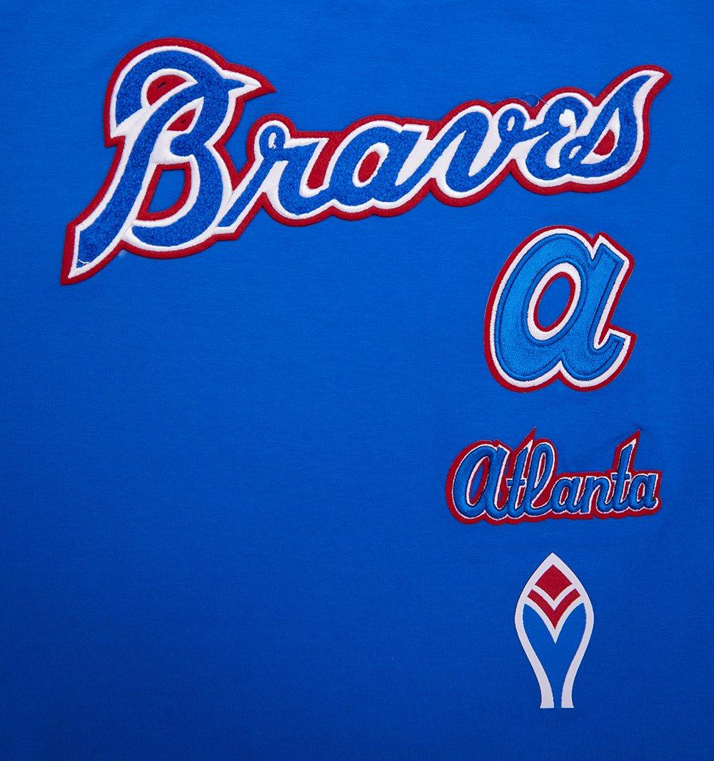 Pro Standard Women's Atlanta Braves Retro Classic Boxy Tee - Royal - ROYAL Thumbnail View 5