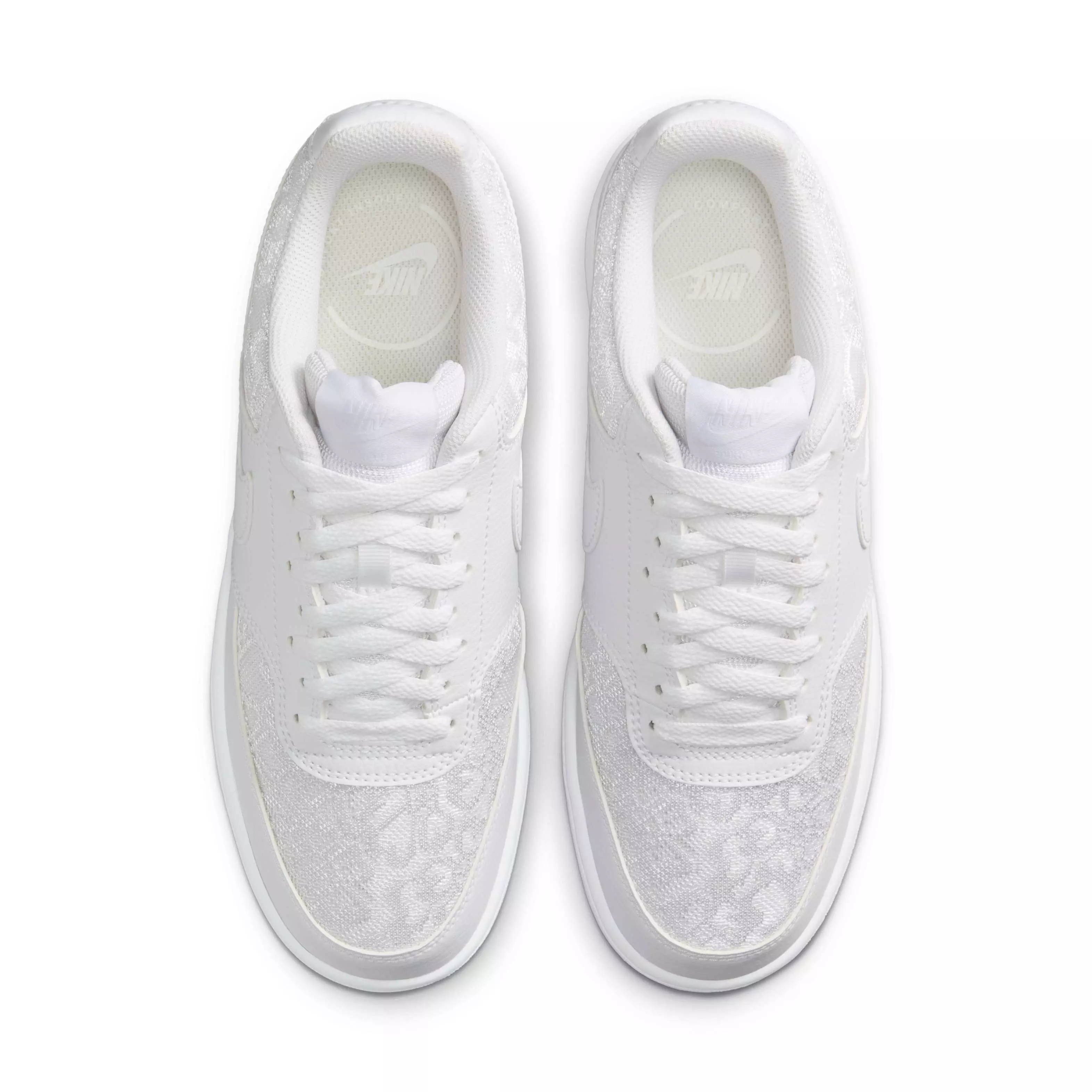Nike Court Vision Low "White/White/White" Women's Shoe - WHITE/WHITE/WHITE