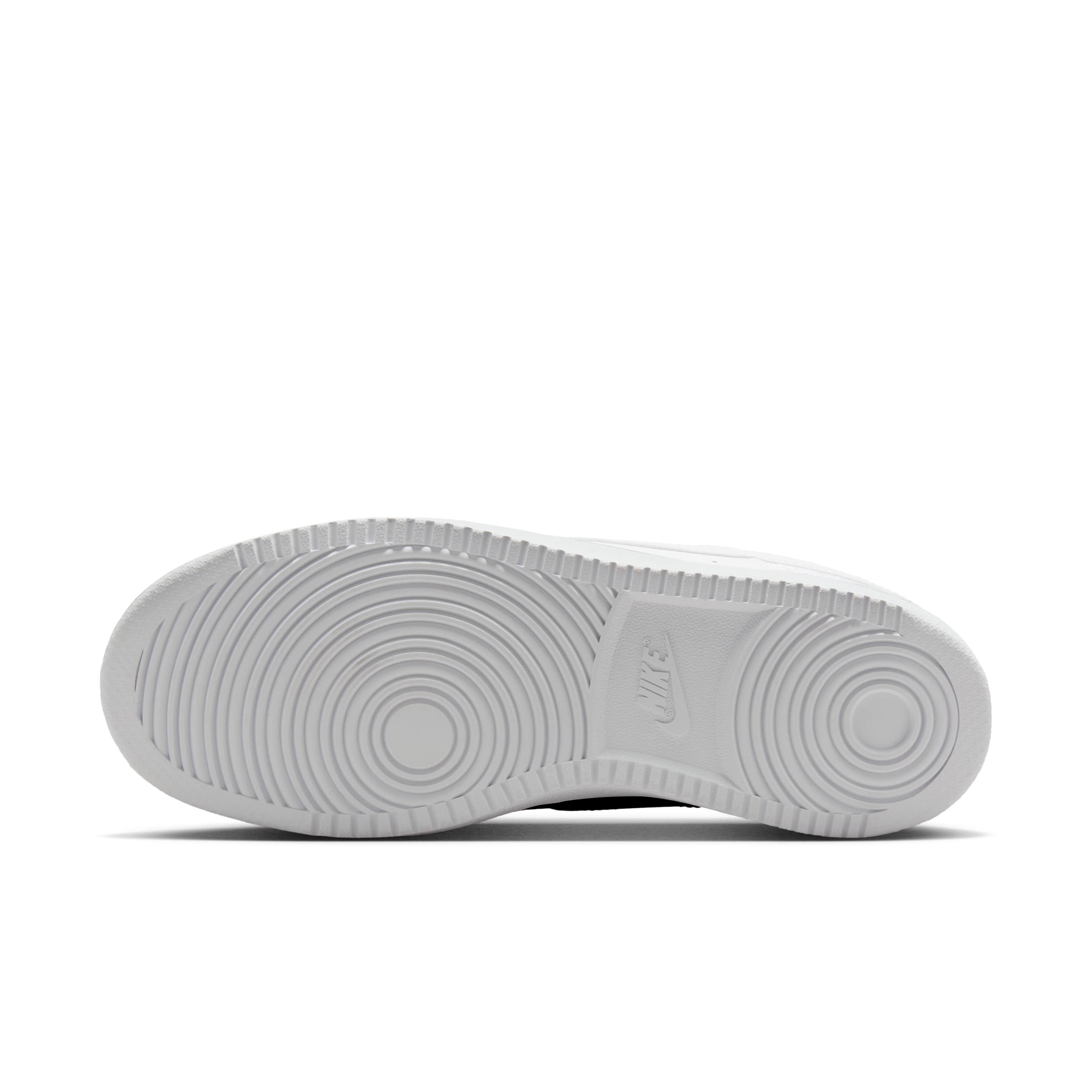 Nike Court Vision Low "White/White/White" Women's Shoe - WHITE/WHITE/WHITE Thumbnail View 6