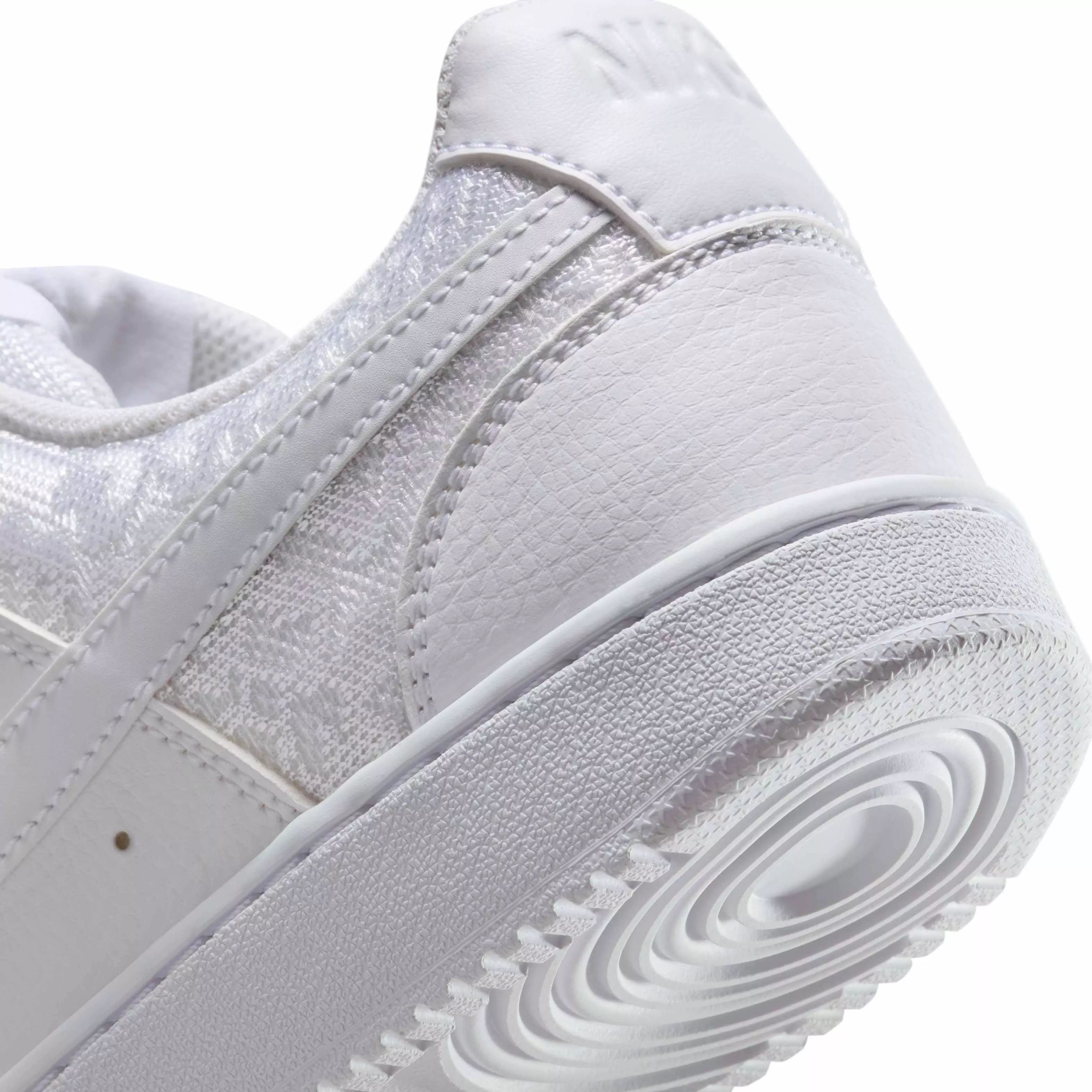 Nike Court Vision Low "White/White/White" Women's Shoe - WHITE/WHITE/WHITE