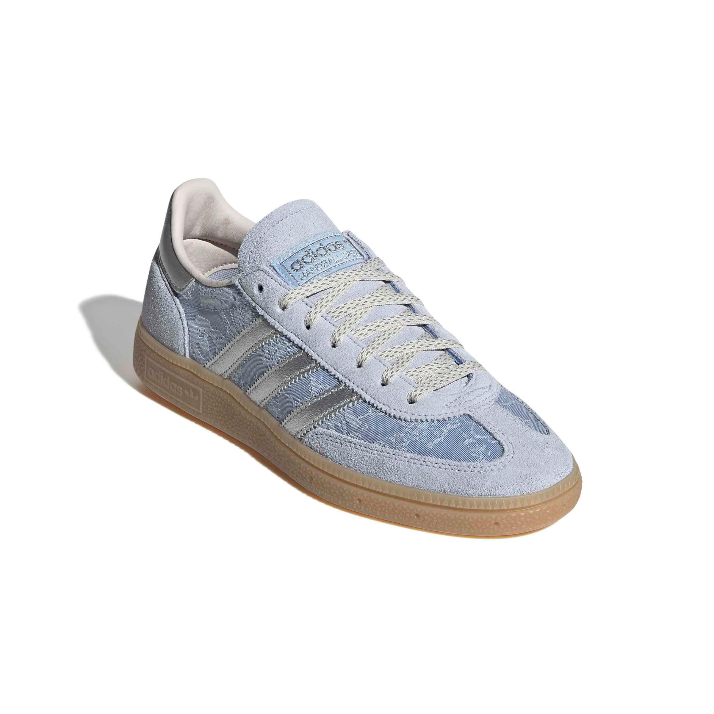 adidas Originals Handball Spezial "Crystal Sky/Silver Metallic/Chalk White" Women's Shoe - SKY/SILVER/CHALK Thumbnail View 3
