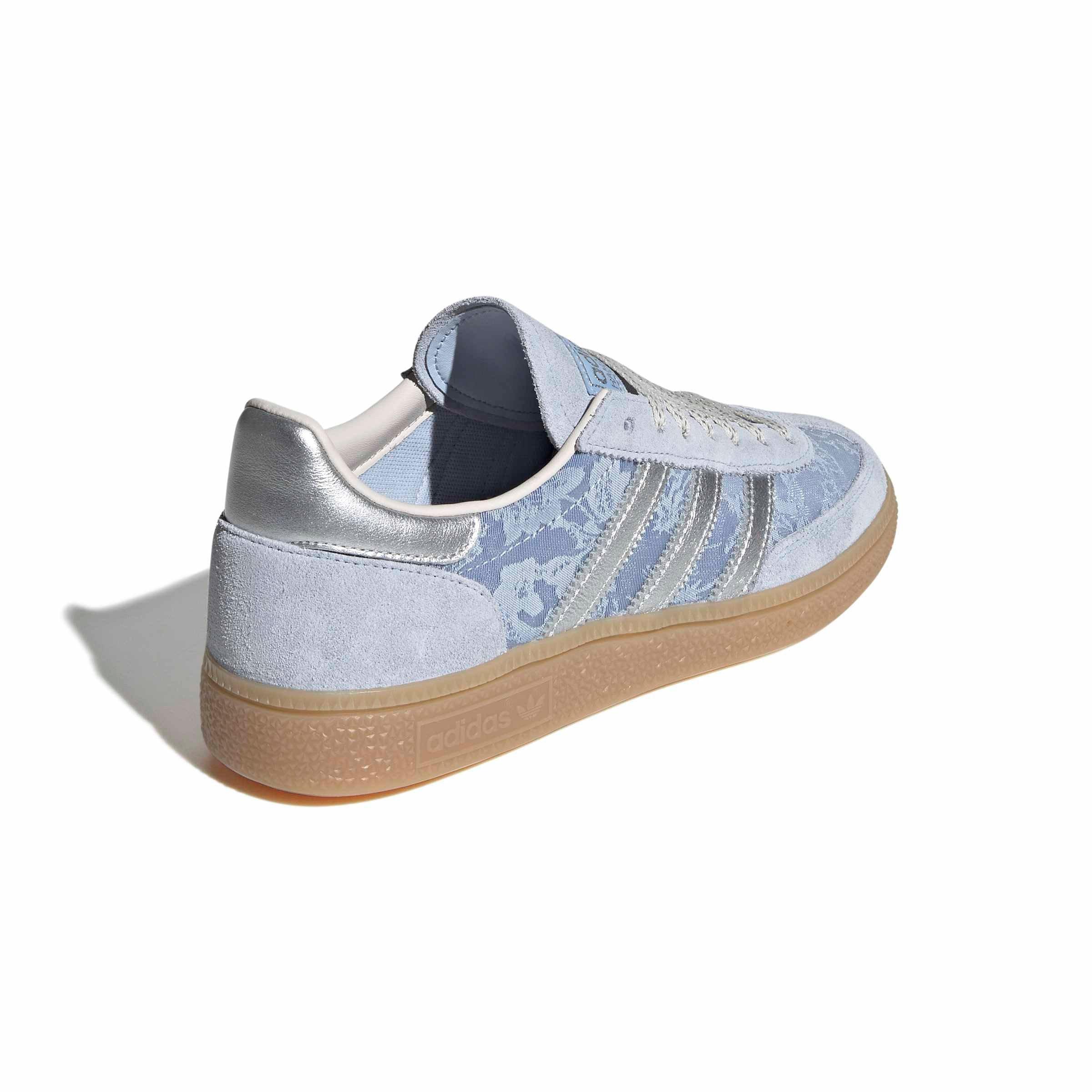 adidas Originals Handball Spezial "Crystal Sky/Silver Metallic/Chalk White" Women's Shoe - SKY/SILVER/CHALK Thumbnail View 4