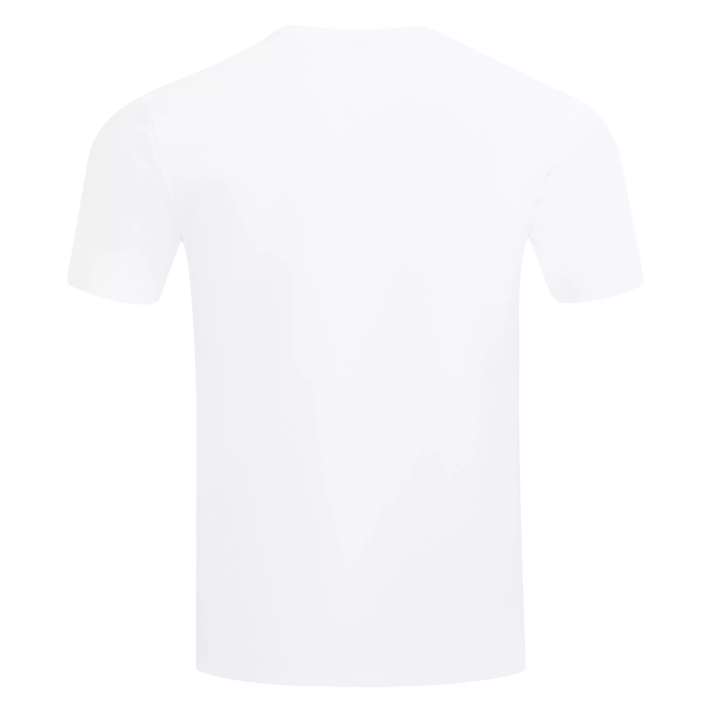 L/AB c/o Off-White Men's Horizontal Chest Logo Classic Crew Undershirt (3 Pack) - White - WHITE