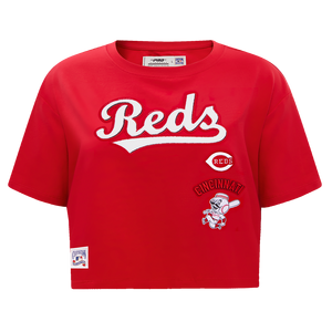 Pro Standard Women's Cincinnati Reds Retro Classic Boxy Tee - Red