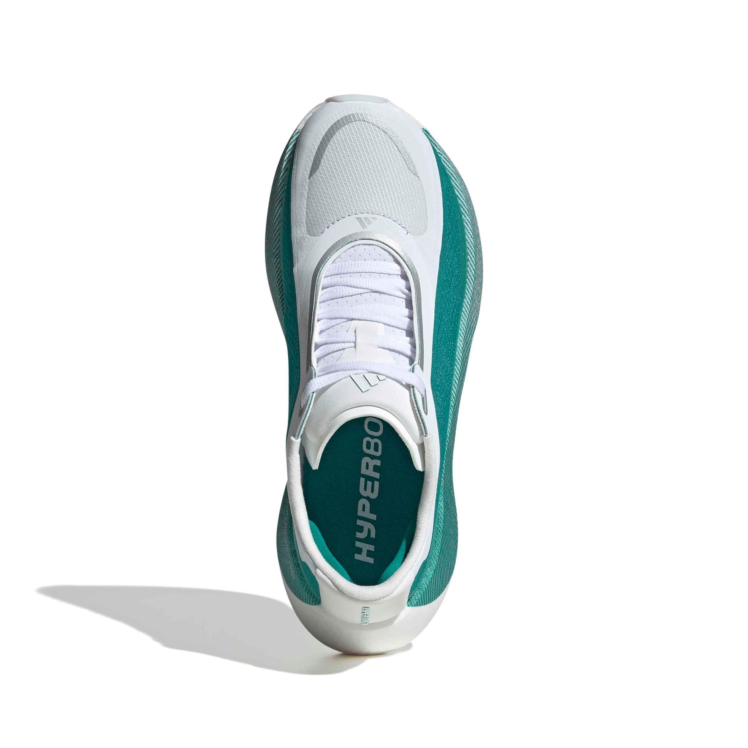 adidas Hyperboost Edge "Equipment Green" Women's Running Shoe - CLOUD WHITE/EQUIPMENT GREEN/ZERO METALLIC Thumbnail View 4