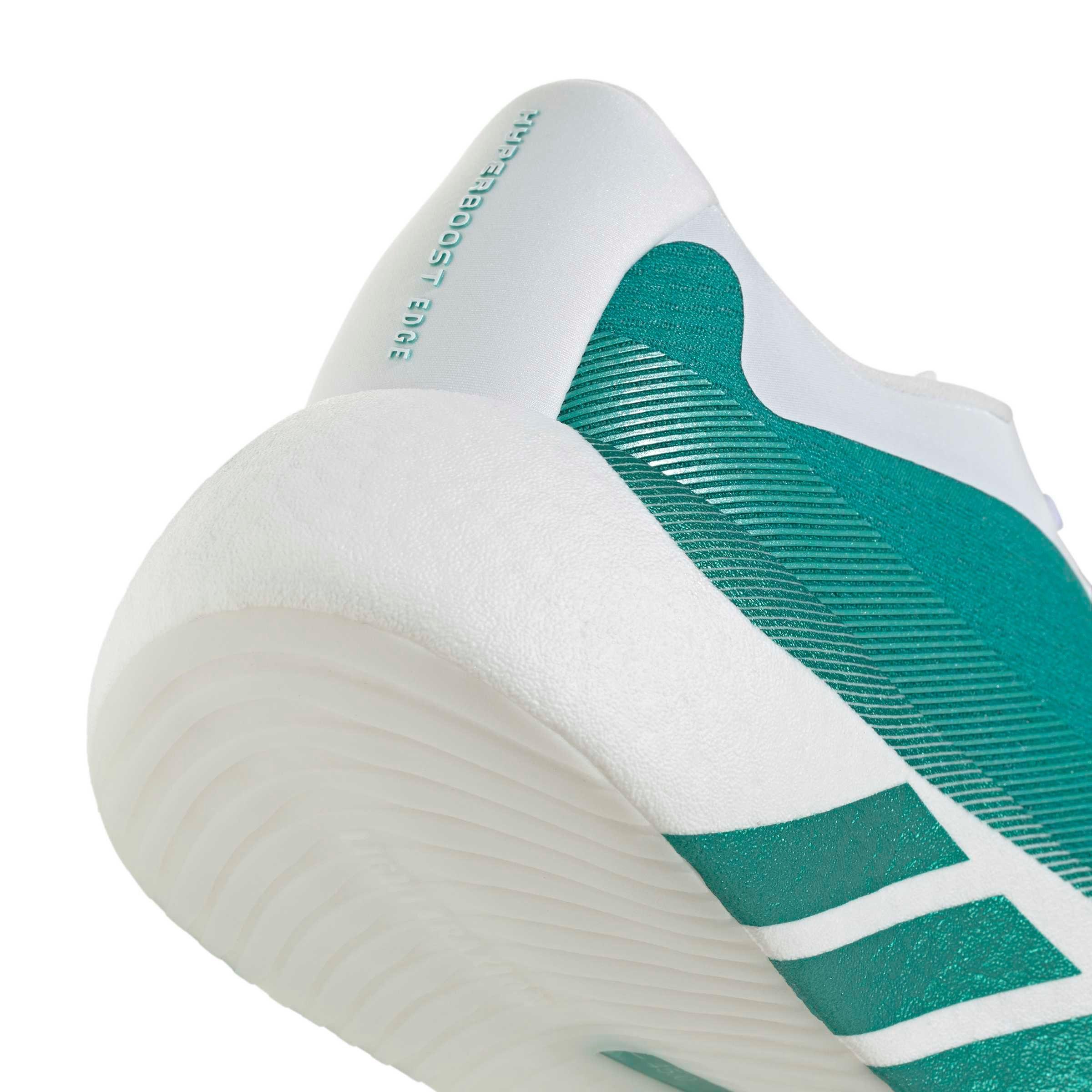 adidas Hyperboost Edge "Equipment Green" Women's Running Shoe - CLOUD WHITE/EQUIPMENT GREEN/ZERO METALLIC Thumbnail View 7
